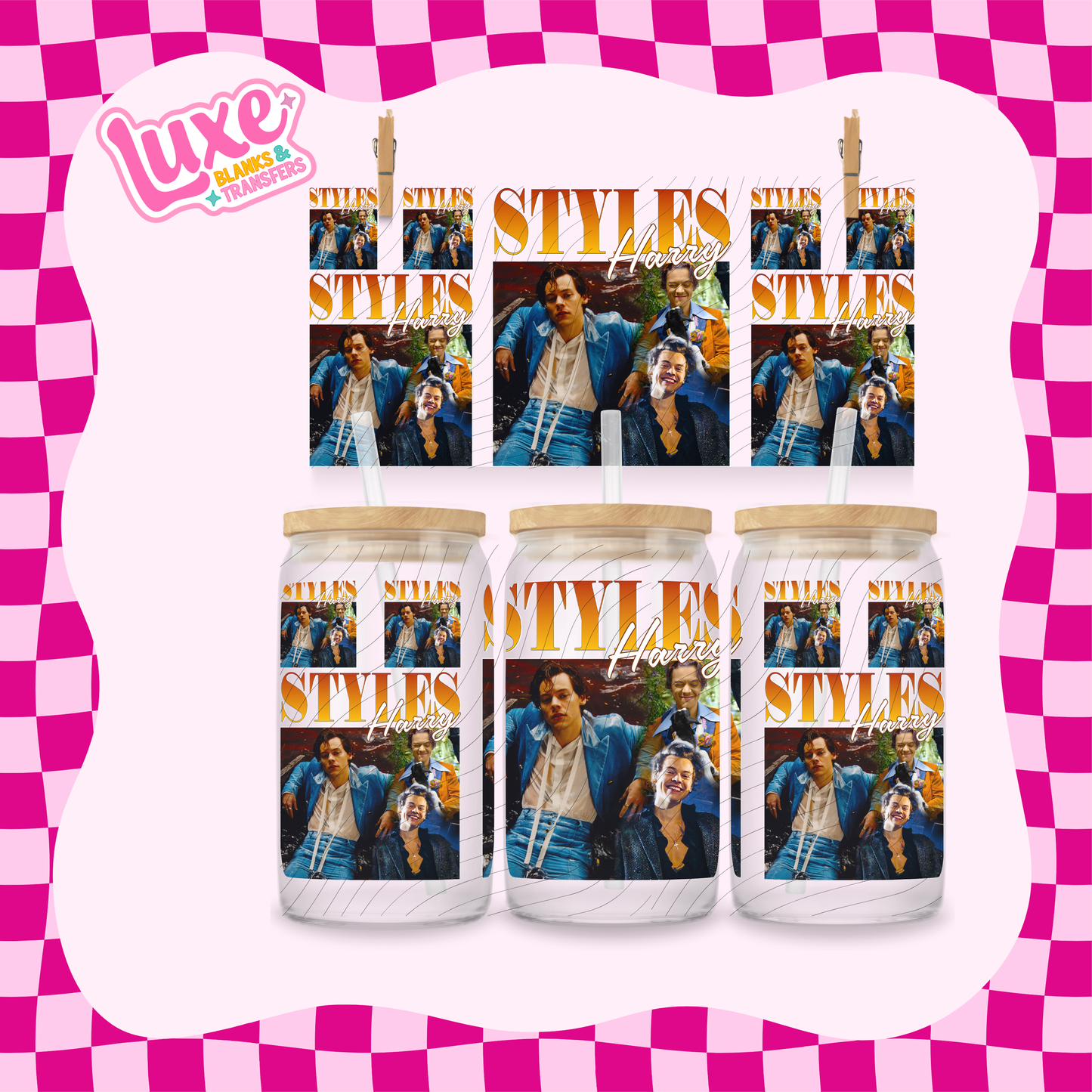 Harry S. | 16oz UV DTF Wrap | #1715