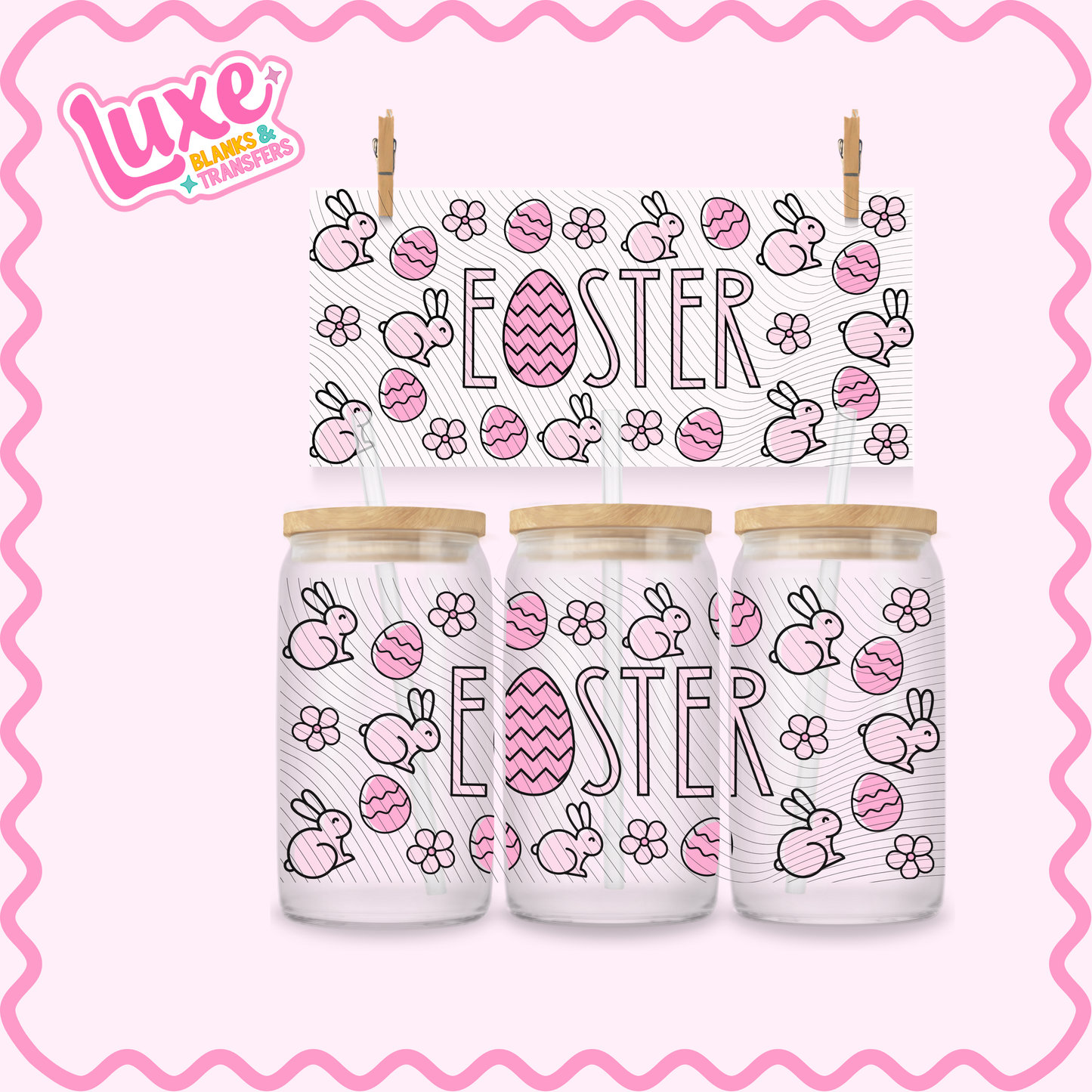 16oz UV DTF Wrap | Easter | #2981