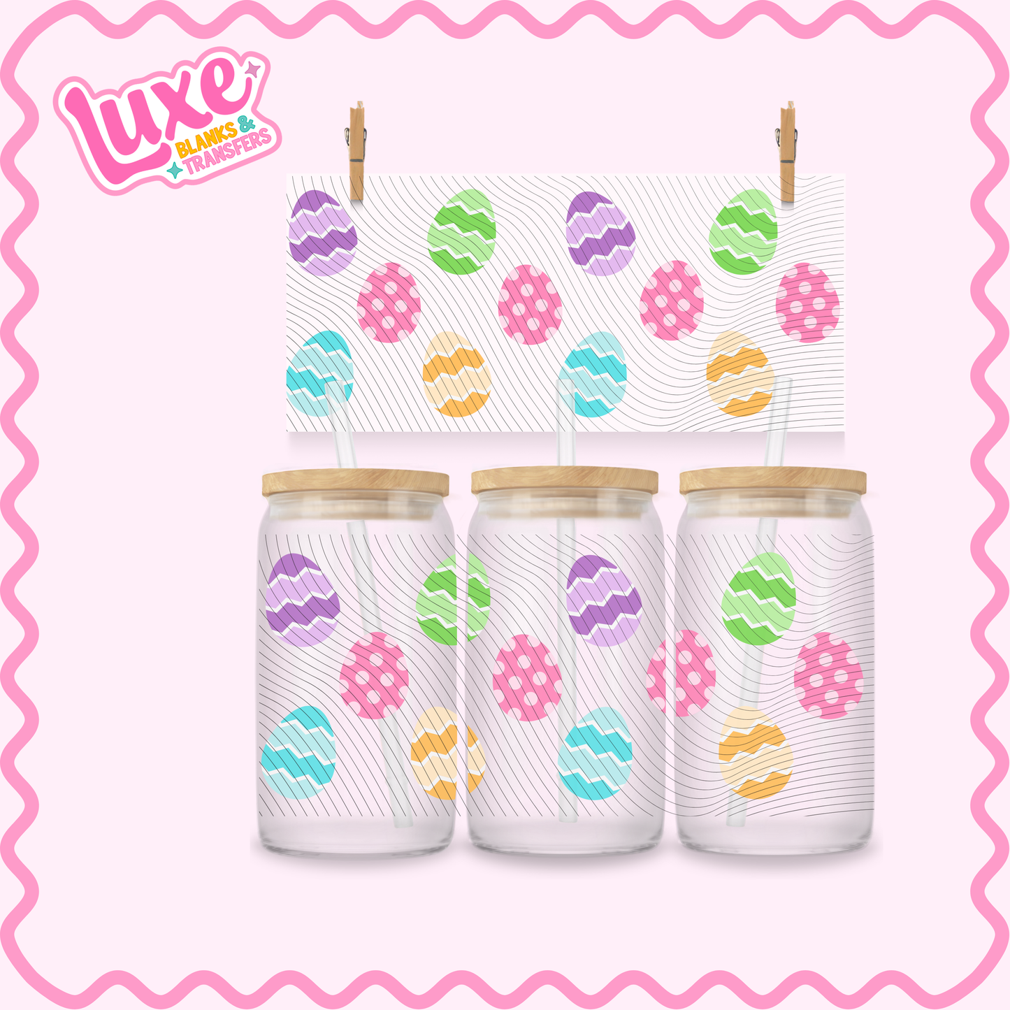 16oz UV DTF Wrap | Easter | #2982