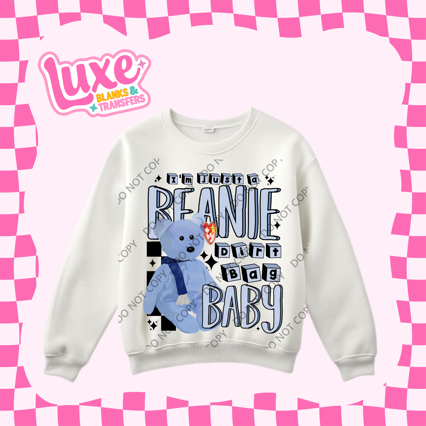 DTF Heat Transfer | Beanie Baby | #380