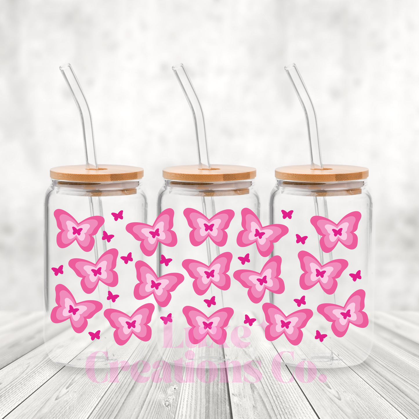 Y2K Butterflies UV DTF Wrap (#77)
