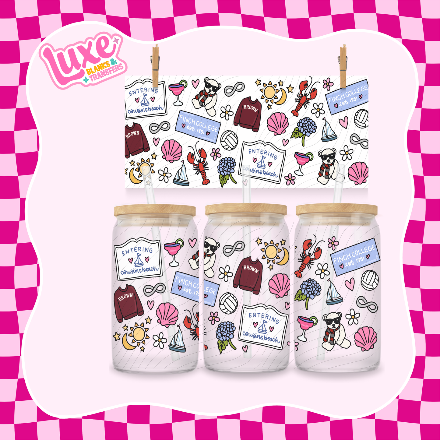 Summer I Turned Pretty 3 | UV DTF Wrap | #1227