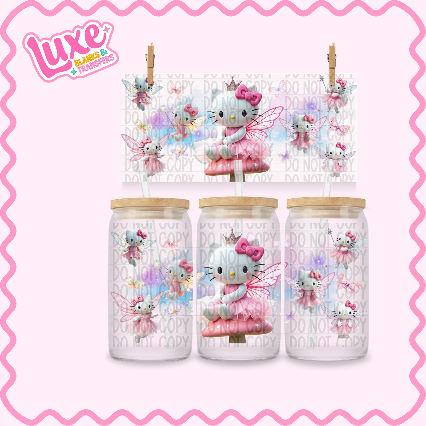 16oz UV DTF Wrap | HK Fairy | #2500