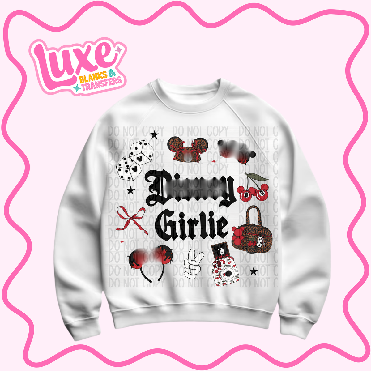 DTF Heat Transfer | D1s. Girlie | #1376