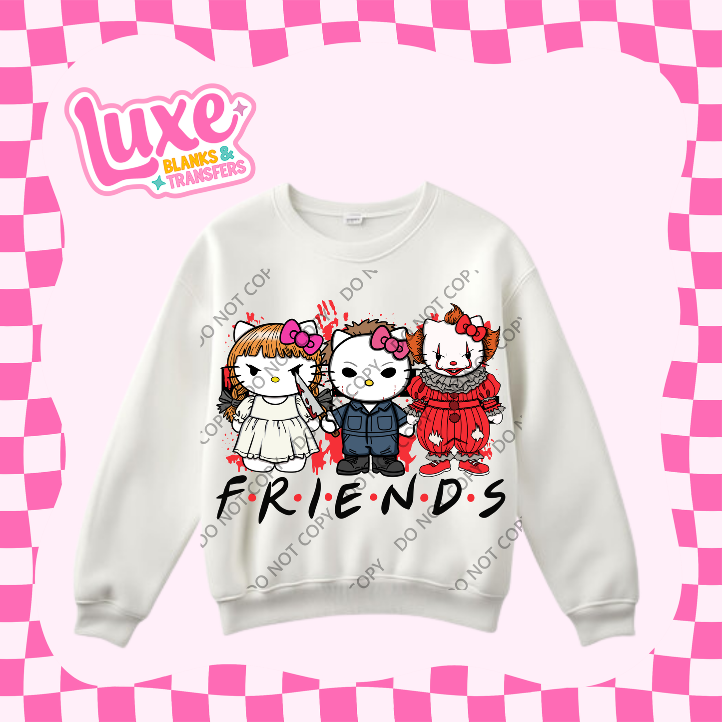 DTF Heat Transfer | Spooky Friends | #386