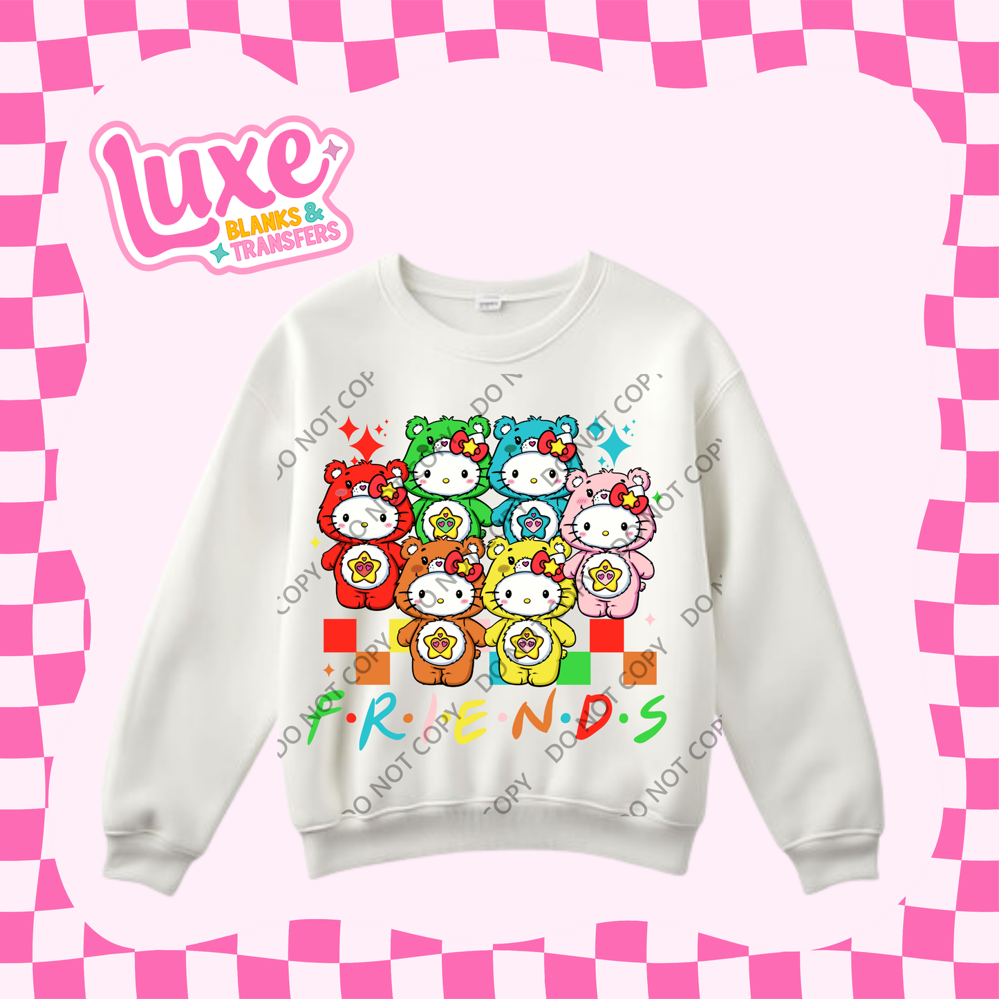 DTF Heat Transfer | Bear Friends | #387