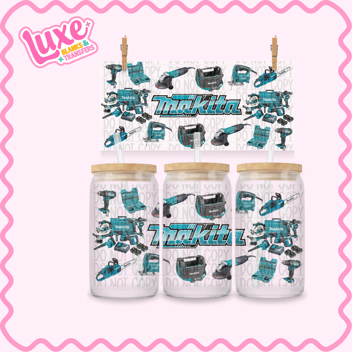 16oz UV DTF Wrap | Makita Tools | #2503