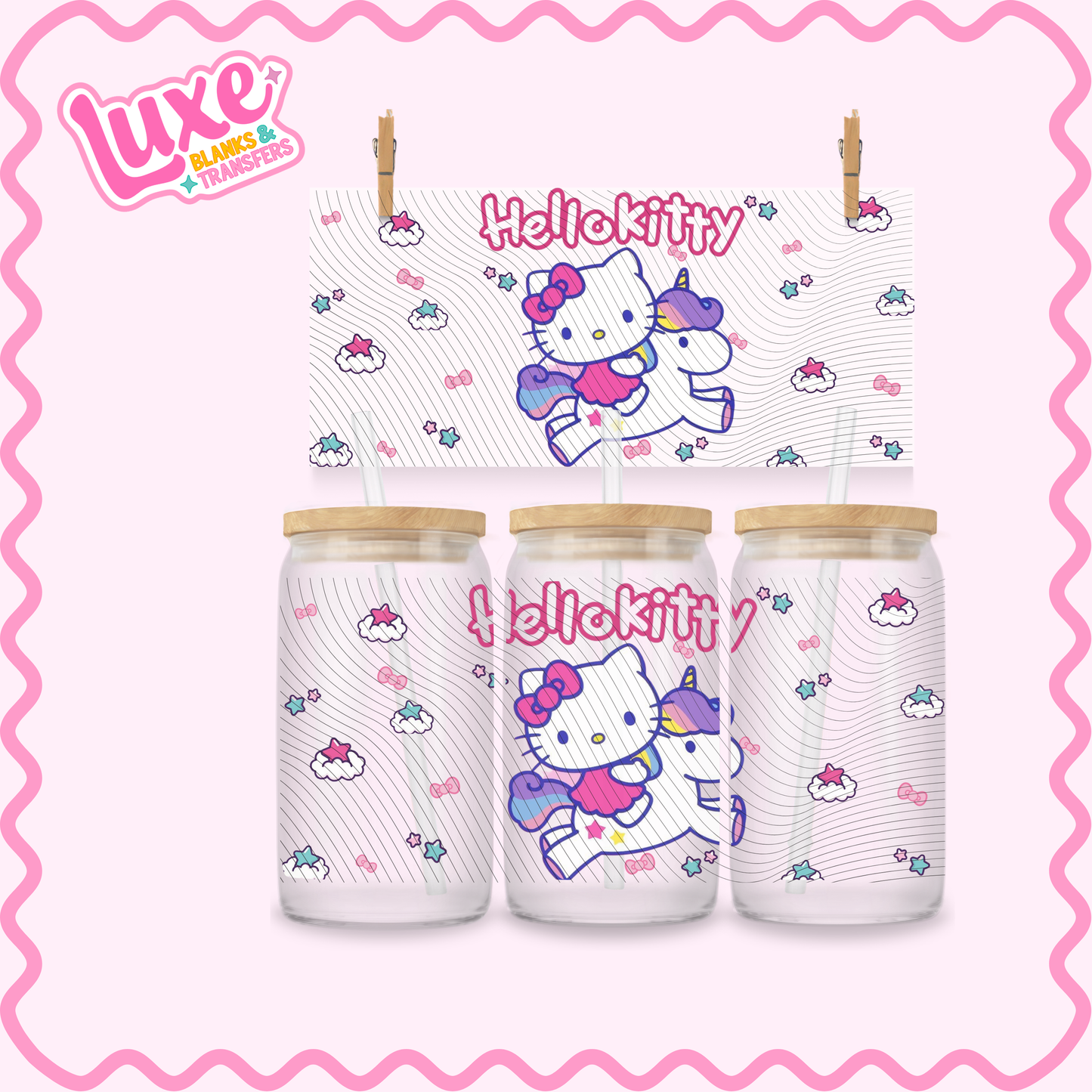 16oz UV DTF Wrap | HK Unicorn | #2995