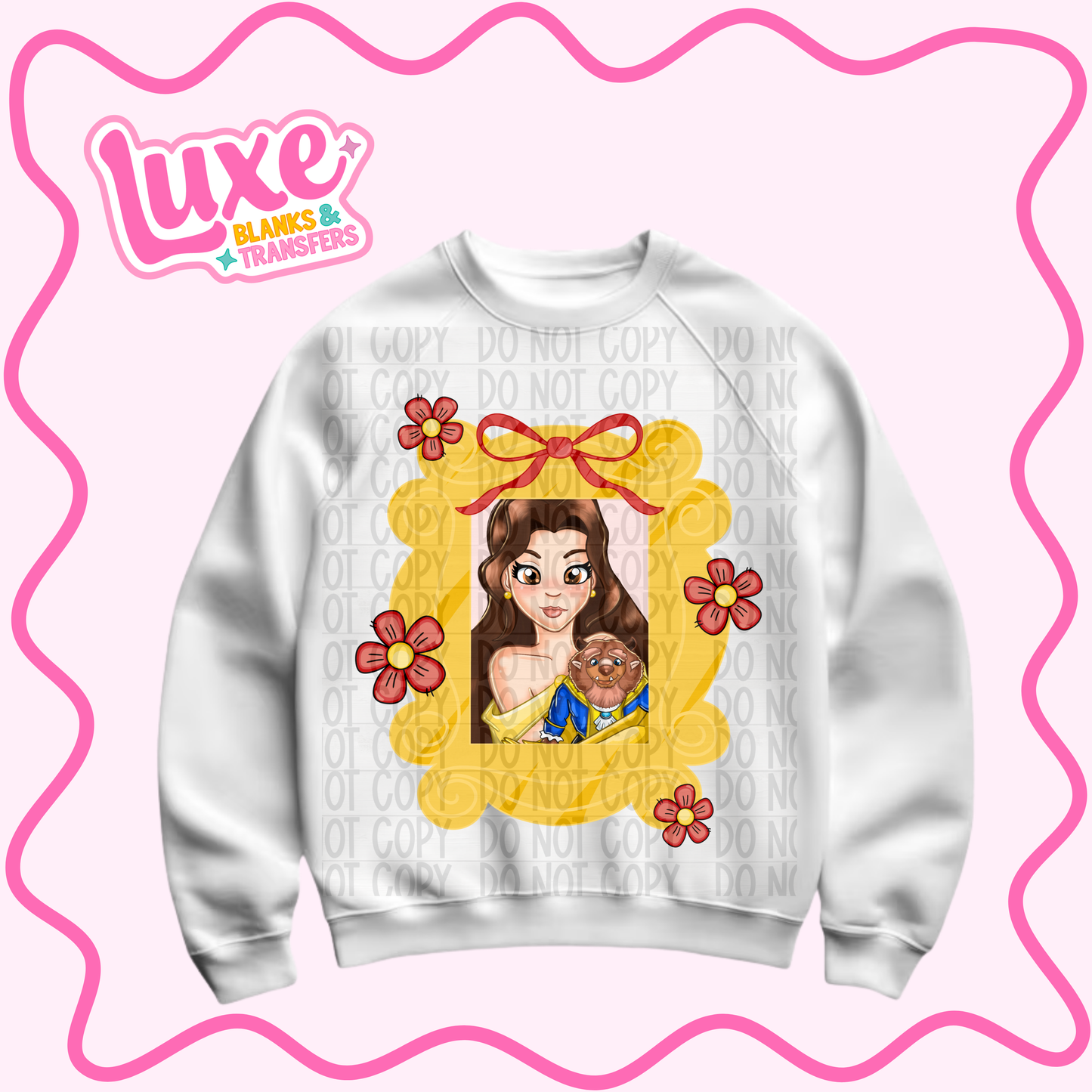 DTF Heat Transfer | Beauty Frame 2 | #845