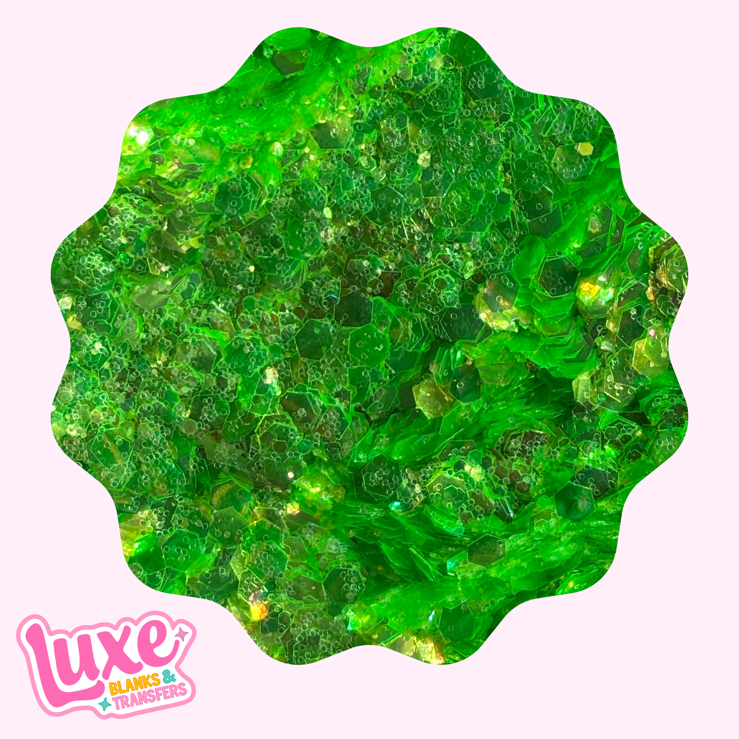 "Lime" Chunky Mix Glitter