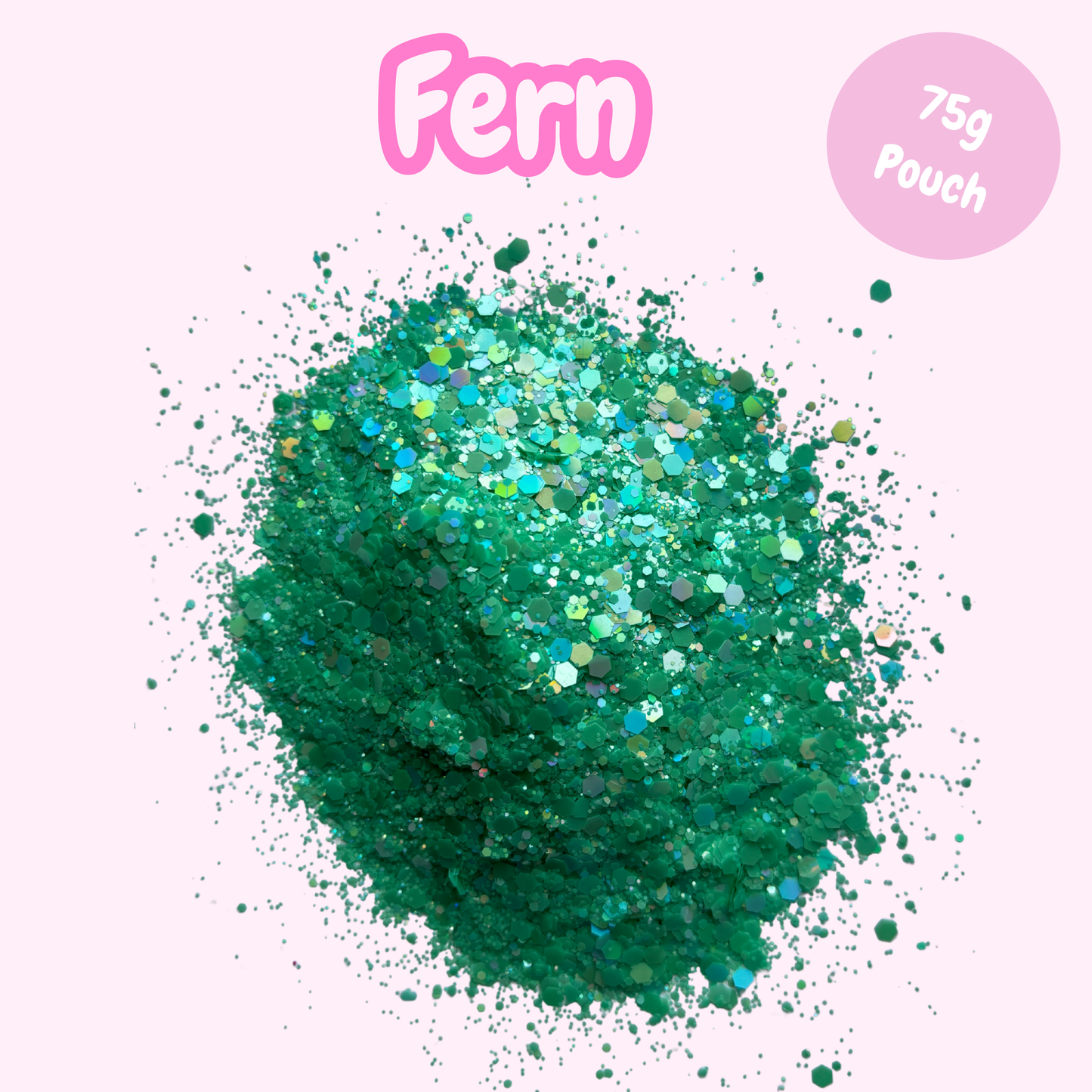 "Fern" Chunky Glitter (75g pouch)