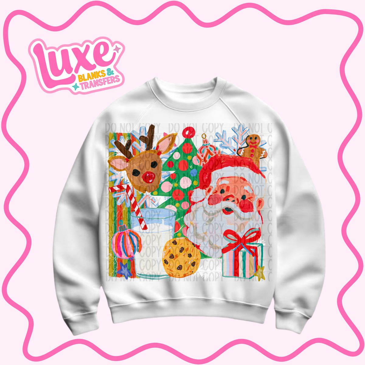 DTF Heat Transfer | Santa | #1392