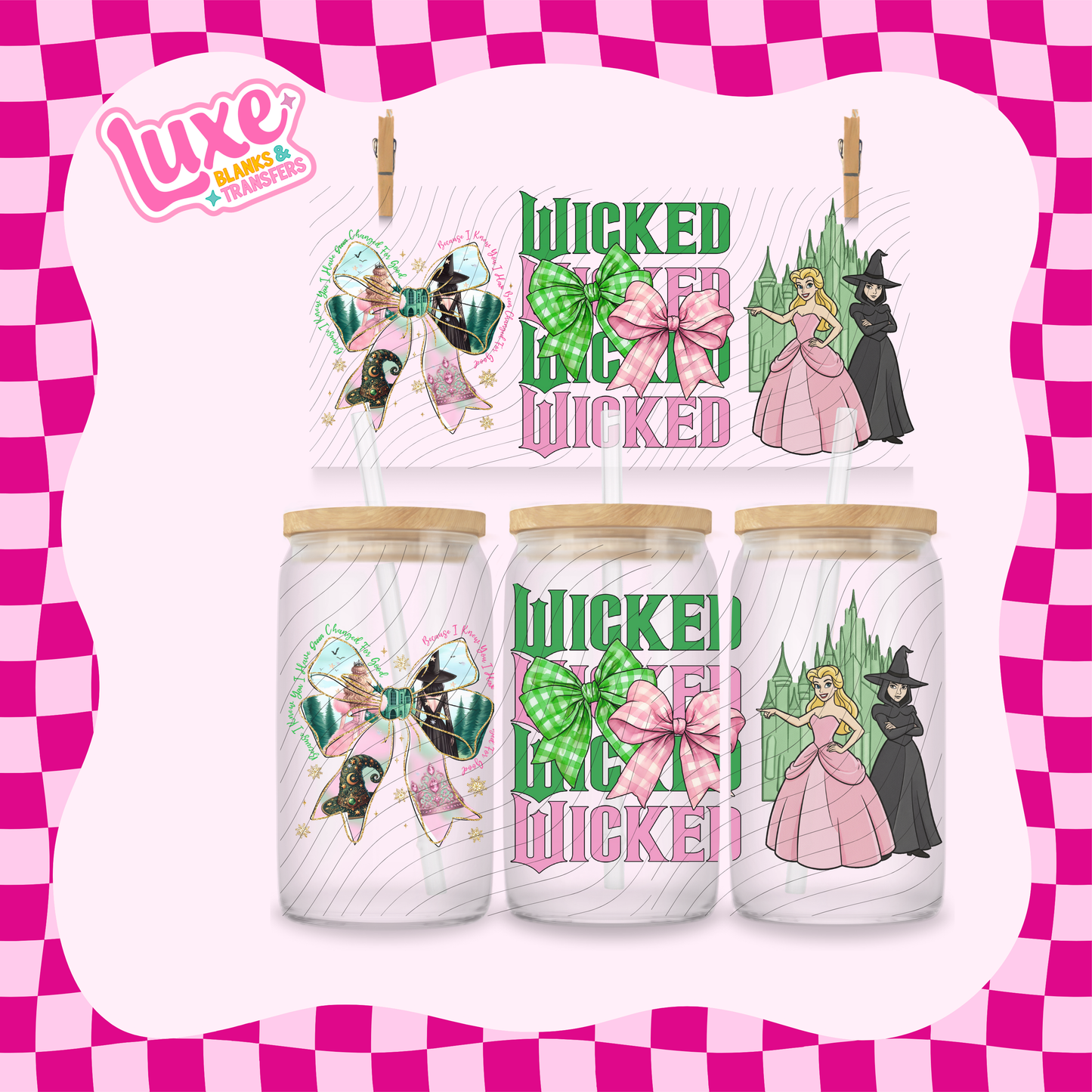 Wicked | 16oz UV DTF Wrap | #1739