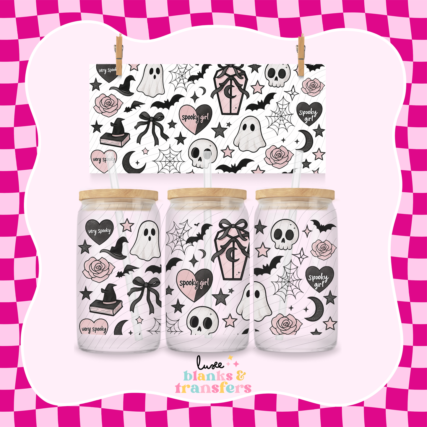 Spooky Girly UV DTF Wrap (#400)