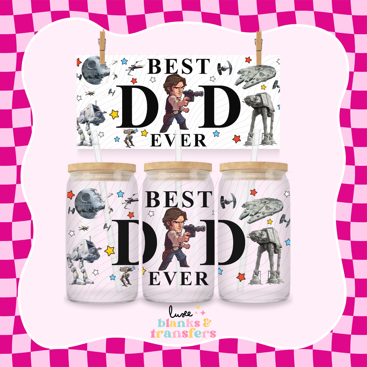 Best Dad 11 UV DTF Wrap (#403)
