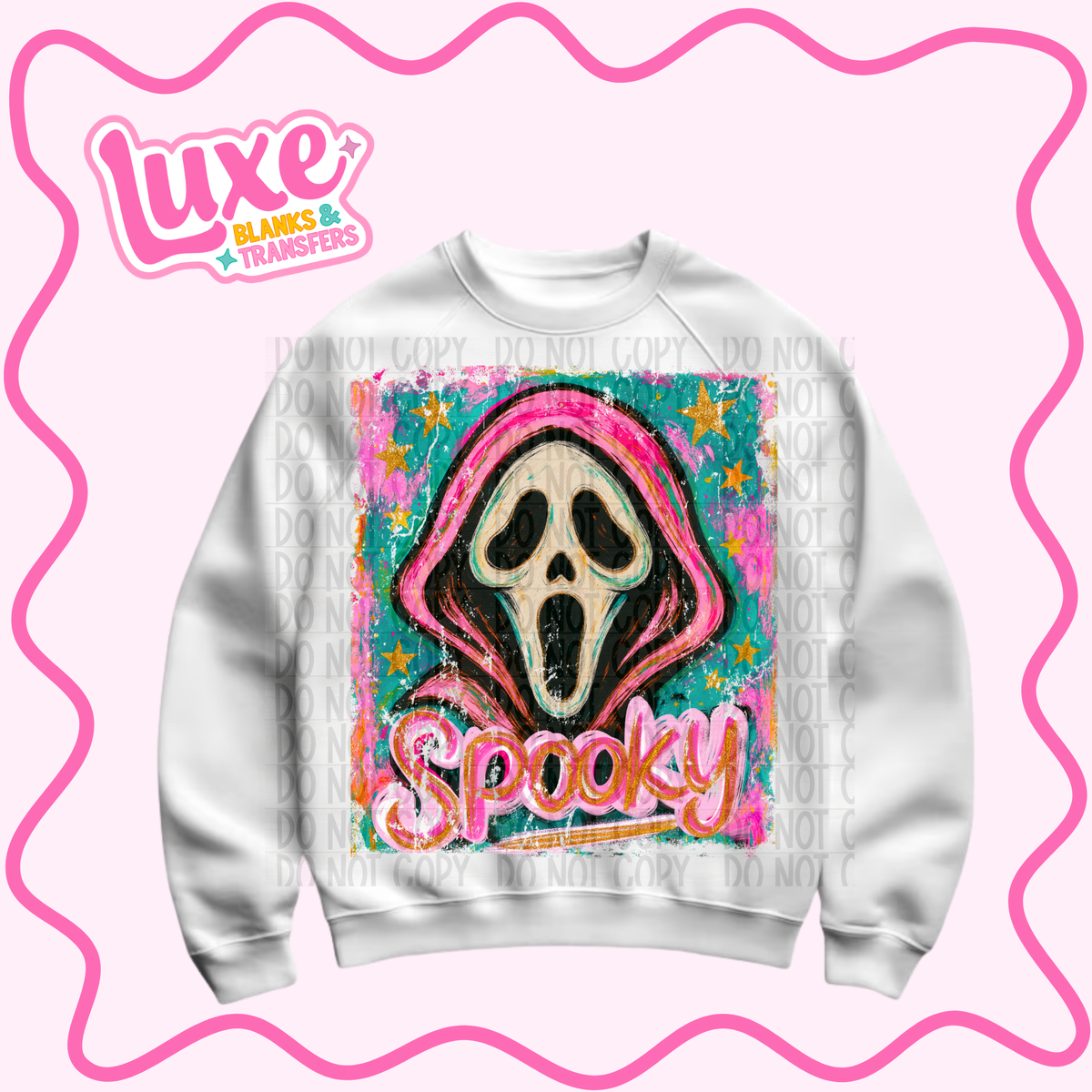 DTF Heat Transfer | Spooky Ghosty | #1397