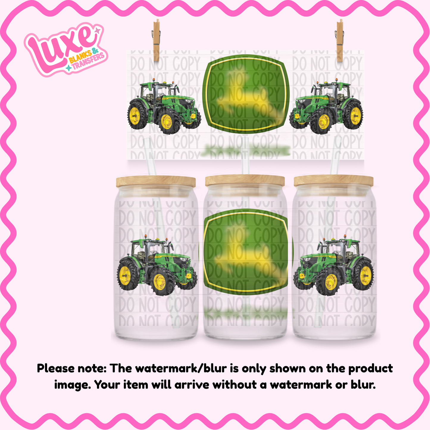 16oz UV DTF Wrap | Tractor Brand | #N59