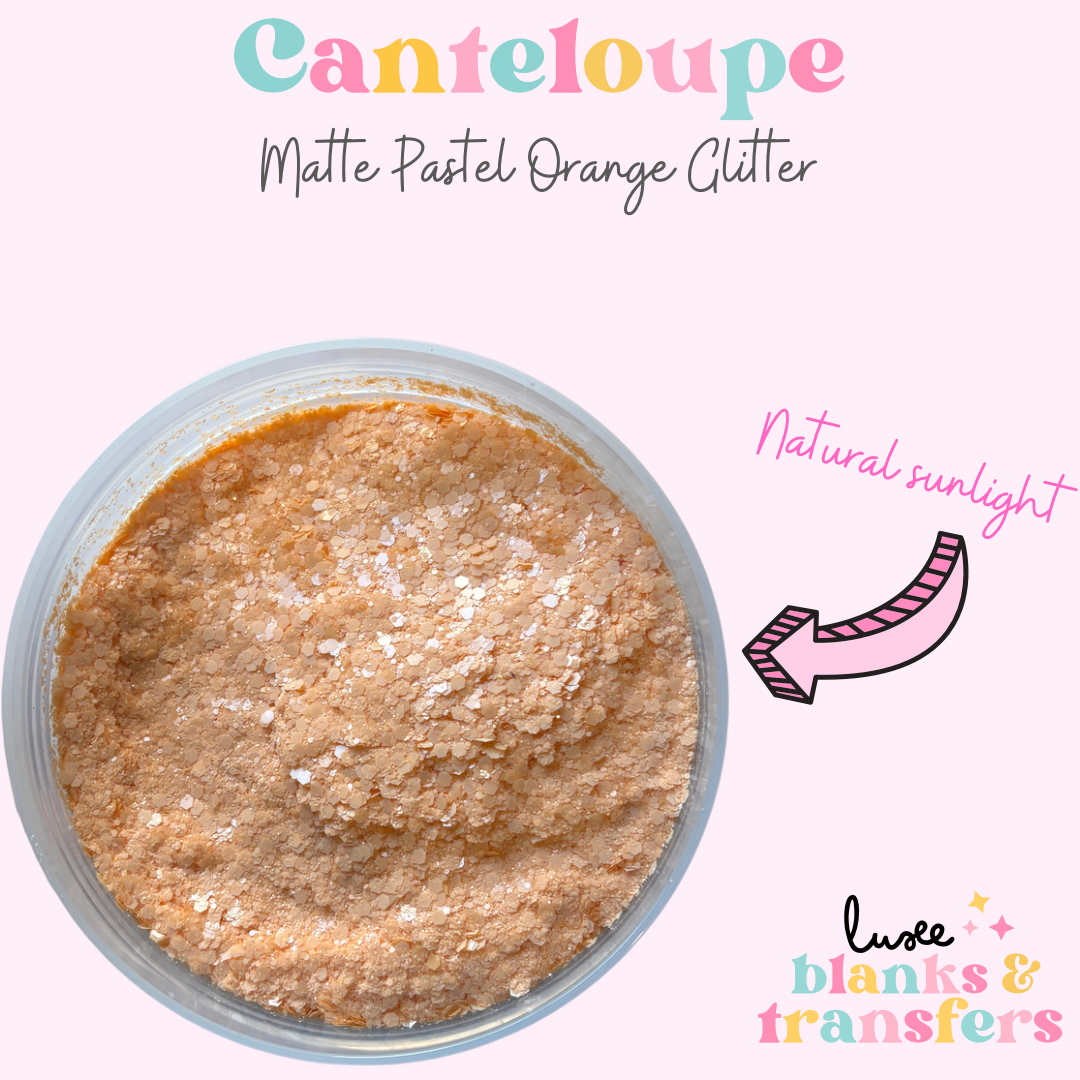 “Cantaloupe” Chunky Mix Glitter