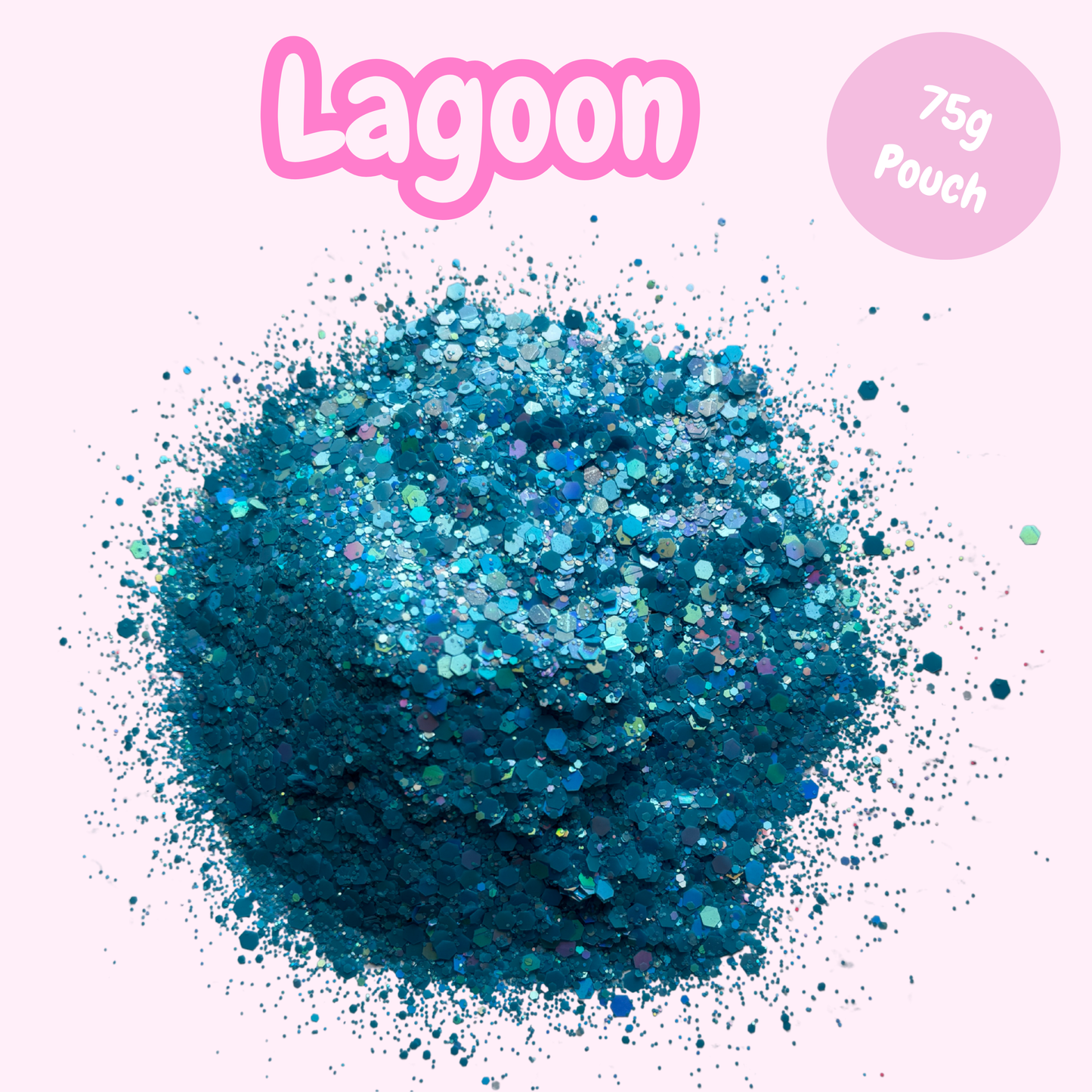 "Lagoon" Chunky Glitter (75g pouch)