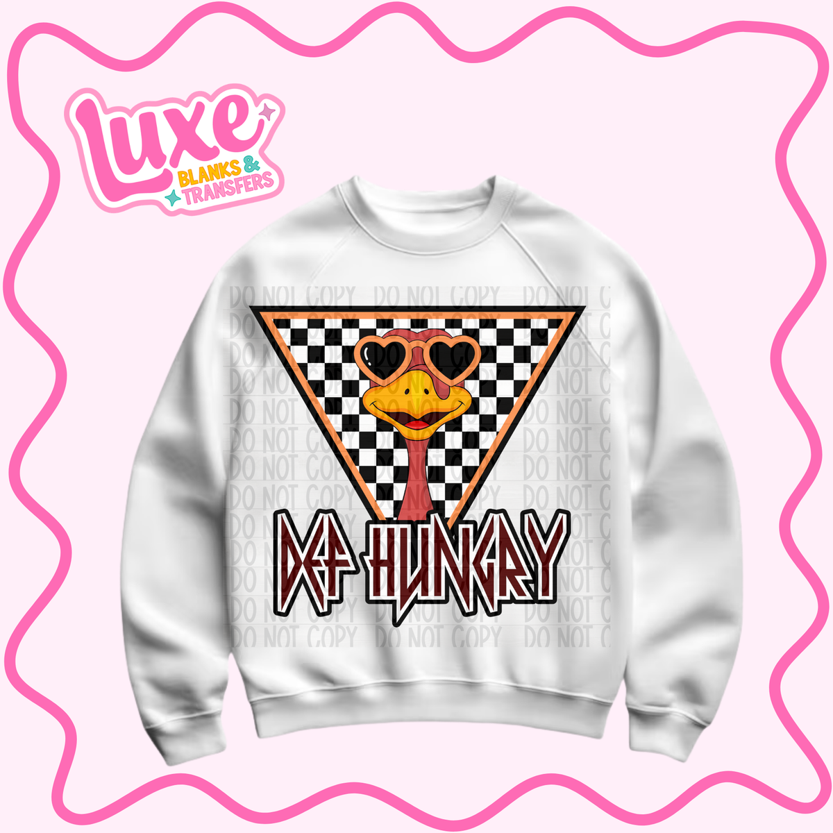 DTF Heat Transfer | Def Hungry | #1415