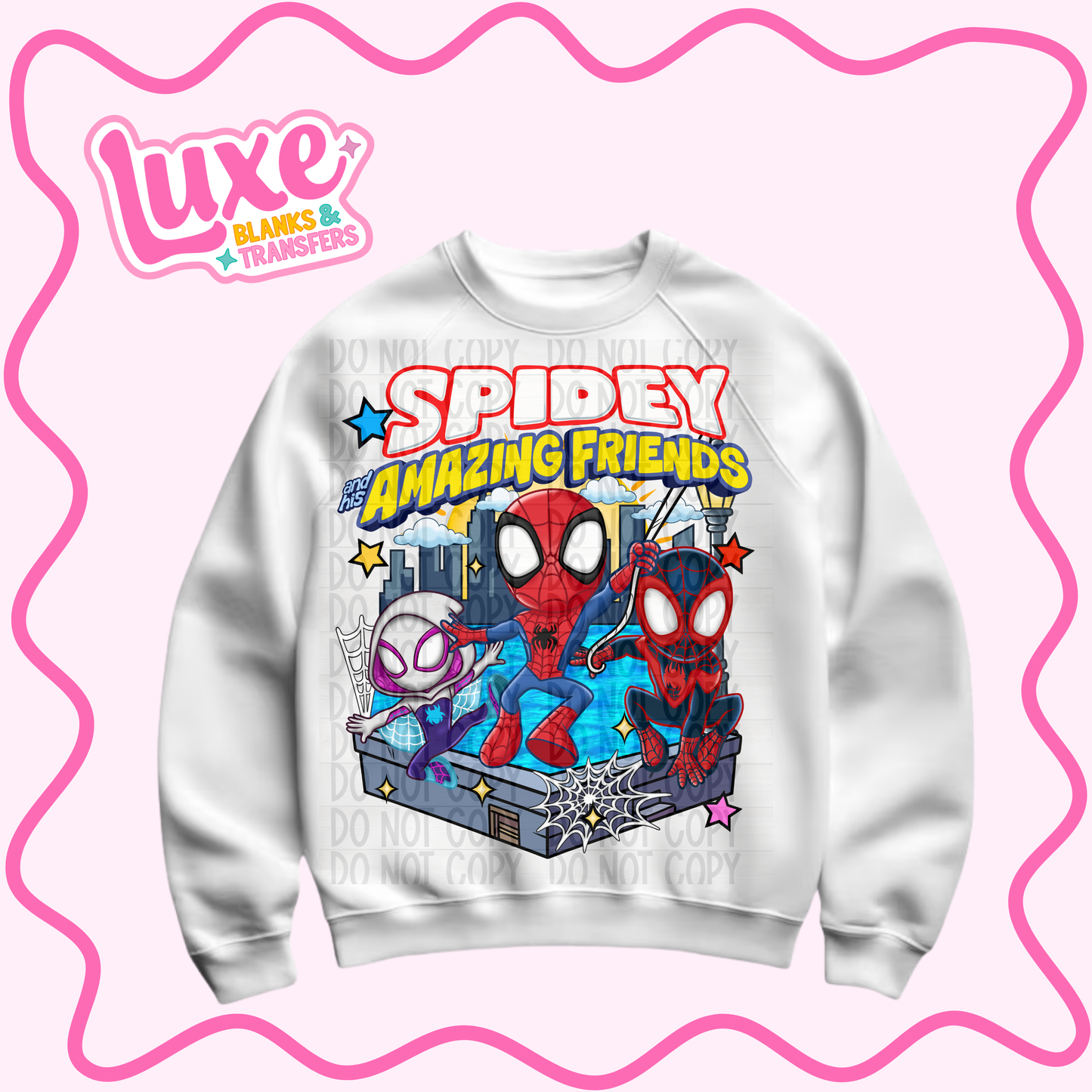 DTF Heat Transfer | Spidey Amazing Friends | #877
