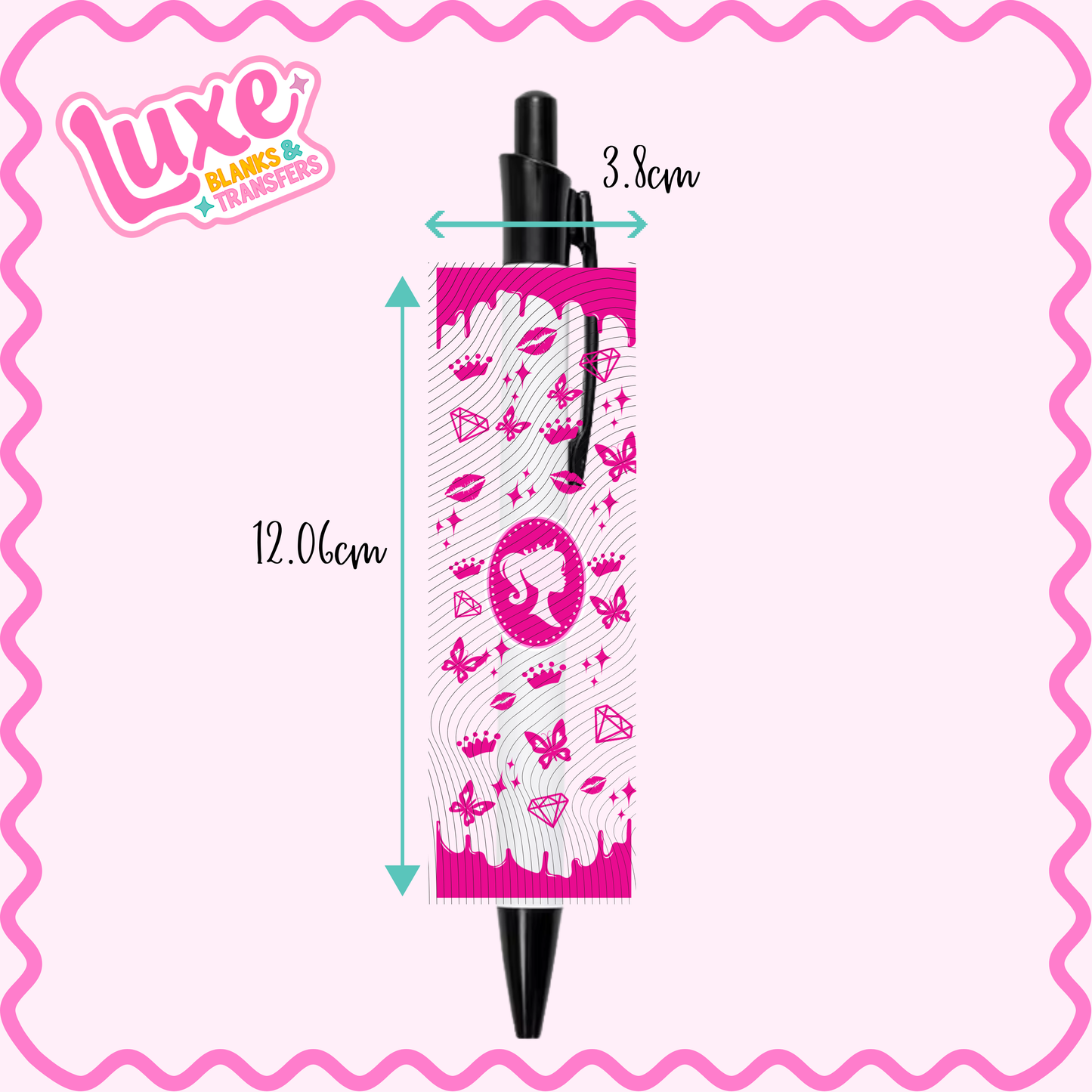 UV DTF Pen Wrap | B Girl 4 | #14