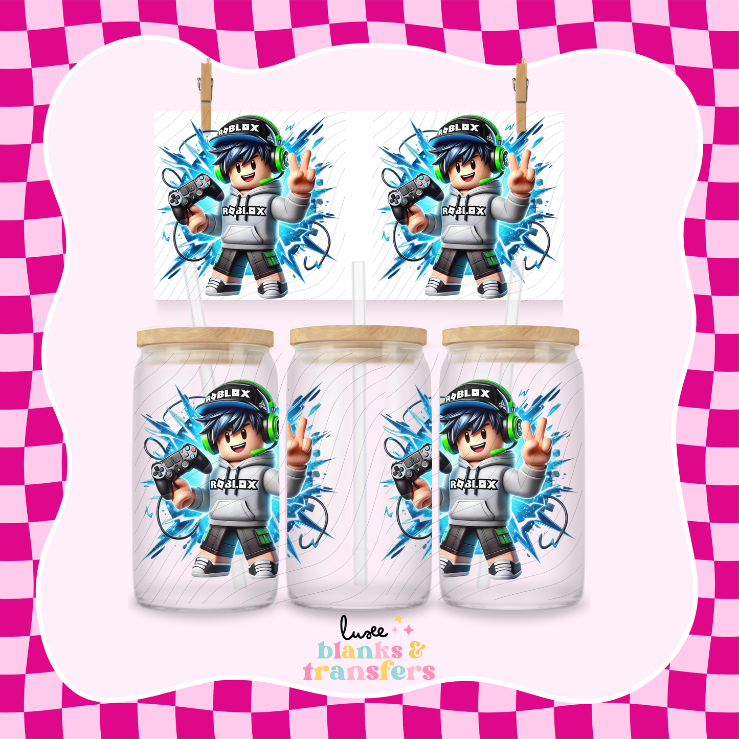 Kids Blox UV DTF Wrap (#770)