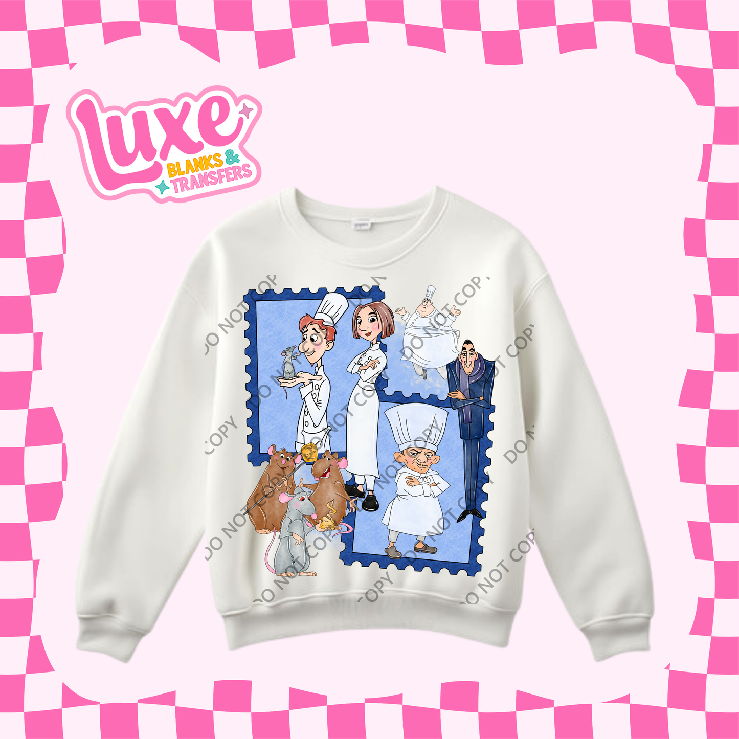 DTF Heat Transfer | Rat Stamps | #429