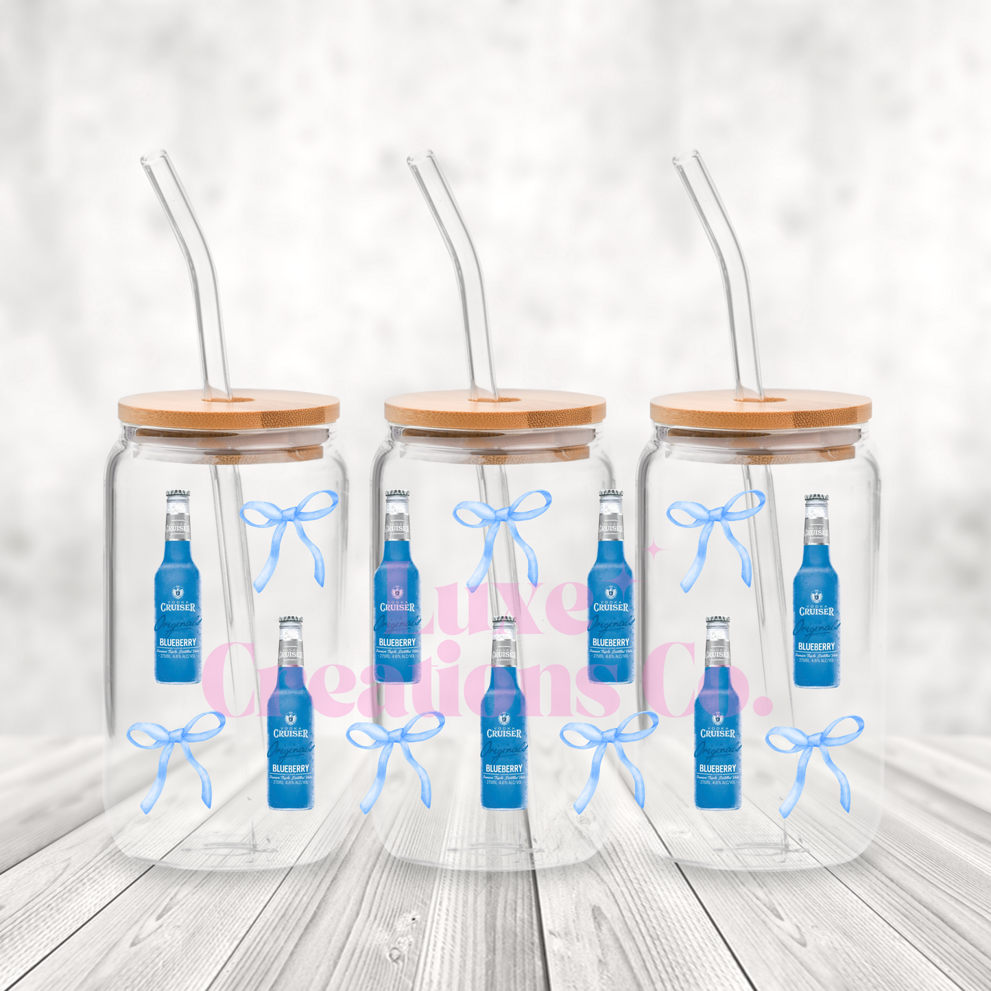 Blue Original Vodka UV DTF Wrap by Luxe (#121)