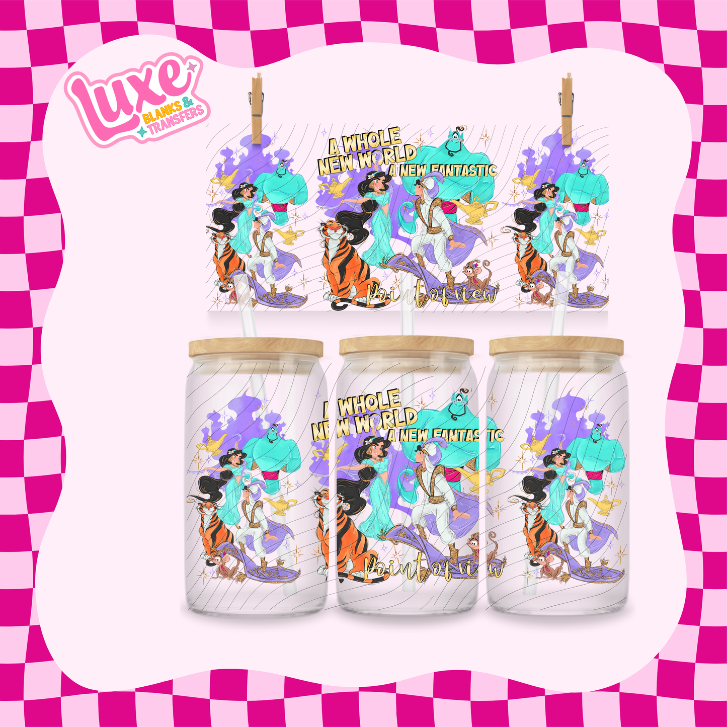 Jas Princess | 16oz UV DTF Wrap | #1771