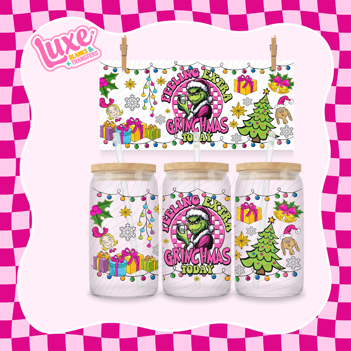 Extra Gr!nchmas 2 | UV DTF Wrap | #1133