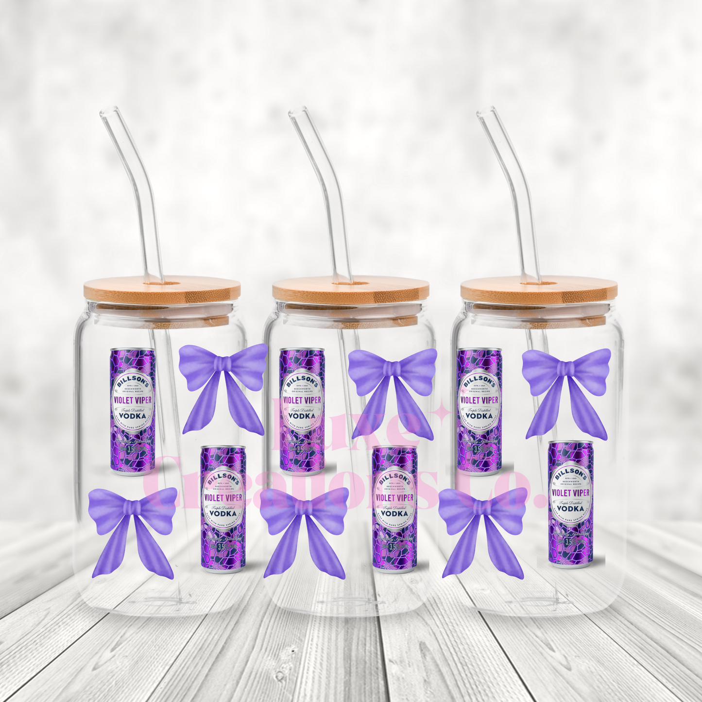 Billsons Vodka UV DTF Wraps by Luxe (#123)