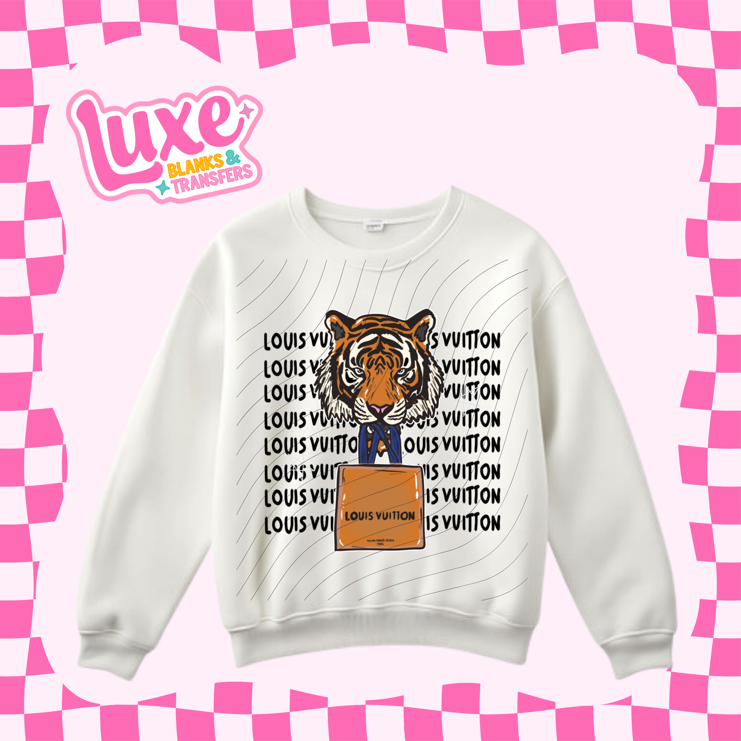 Boujee Tiger | DTF Heat Transfer | #167