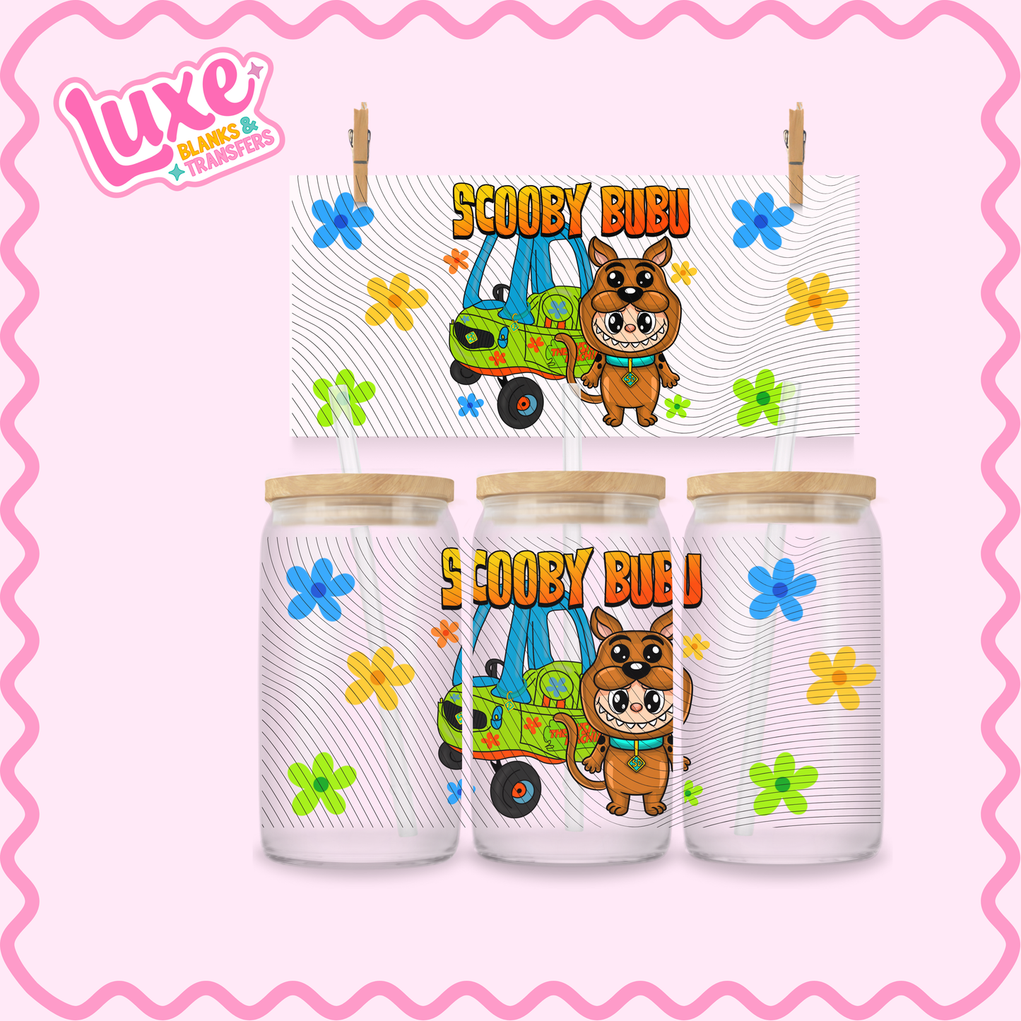 16oz UV DTF Wrap | Scooby Bubu | #2268