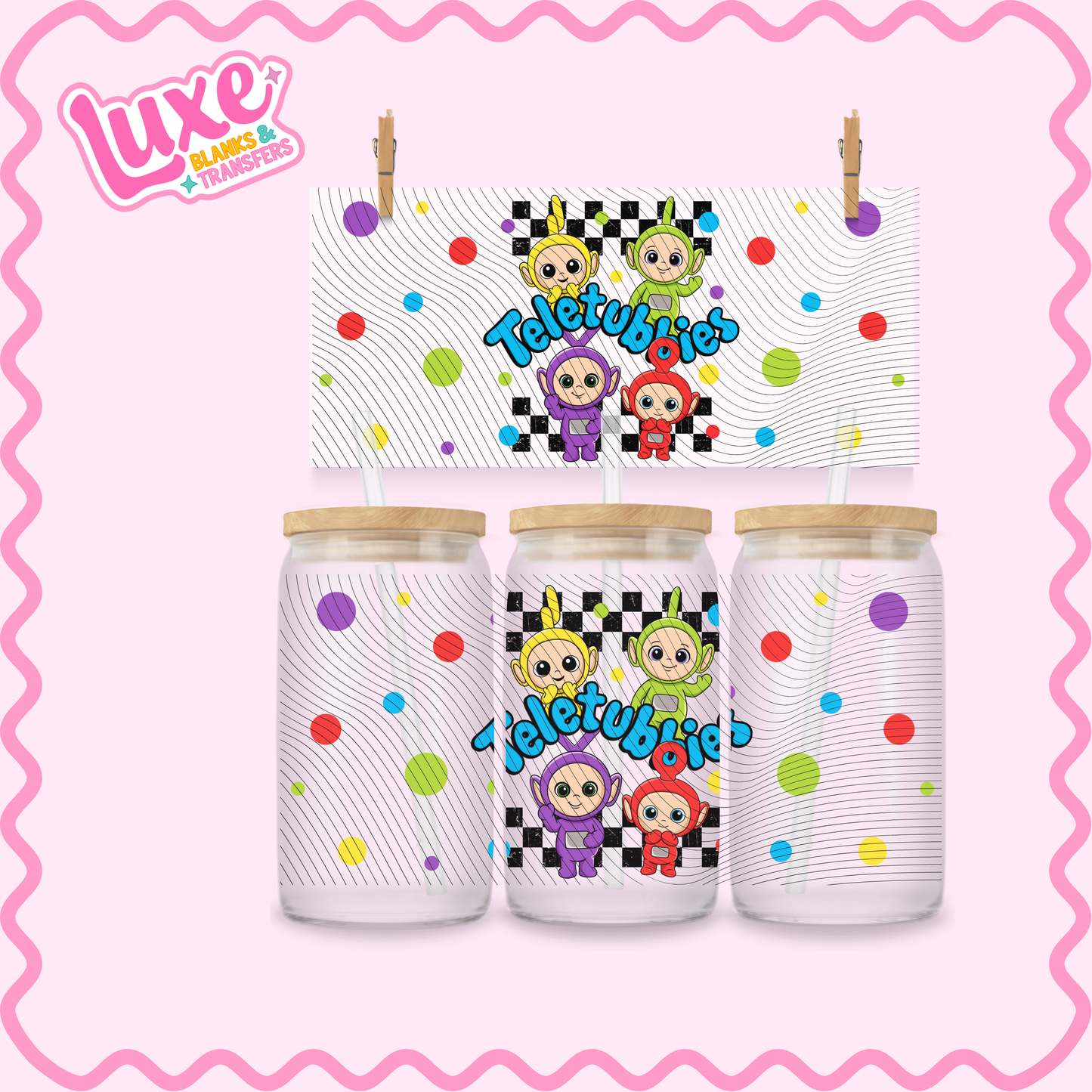 16oz UV DTF Wrap | Tele Kids TV Show | #2272