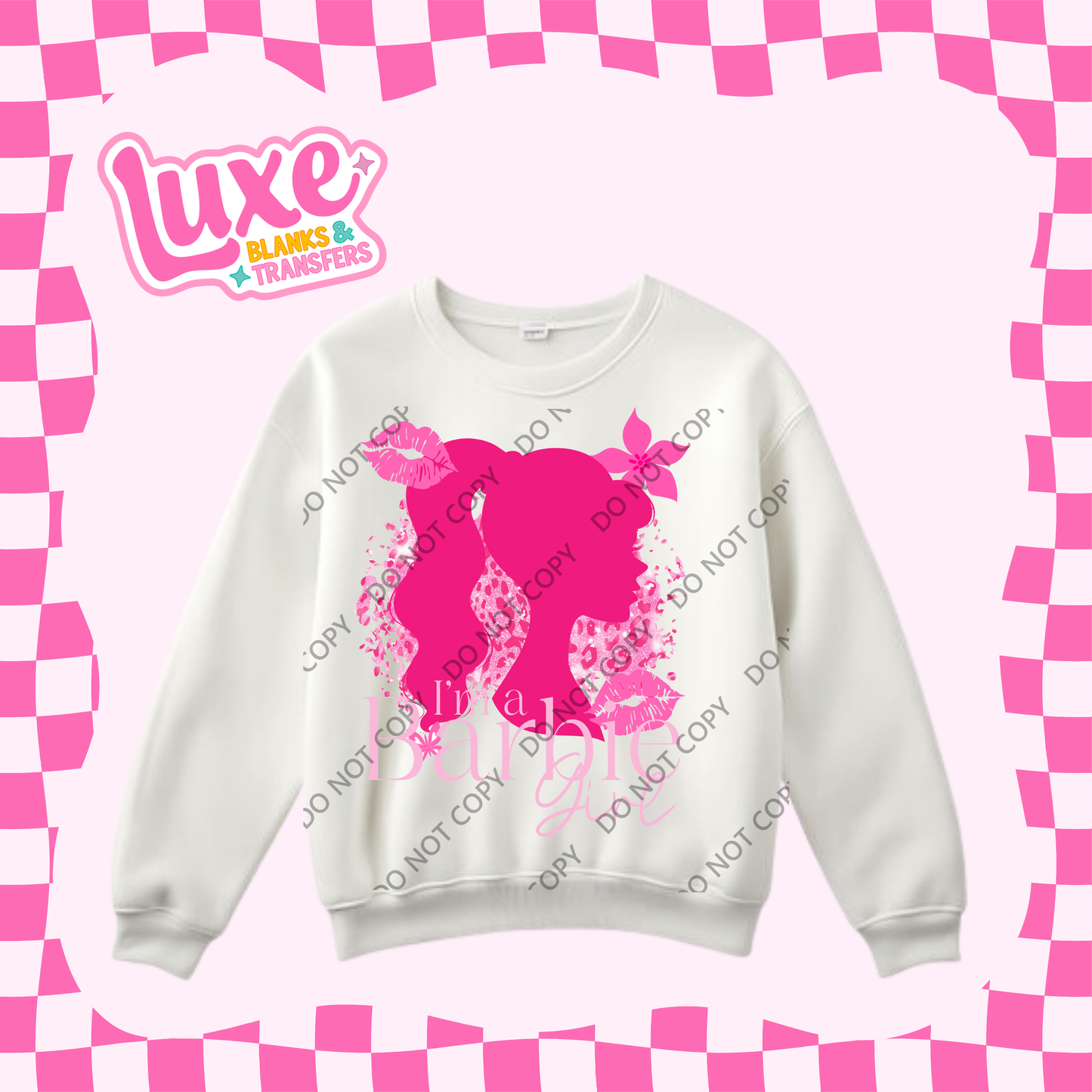 DTF Heat Transfer | Bar/bie Girl | #444