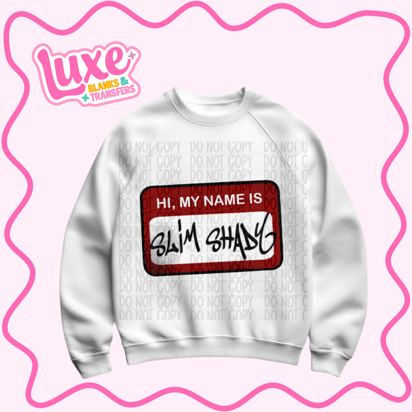 DTF Heat Transfer | Slim Shady | #910
