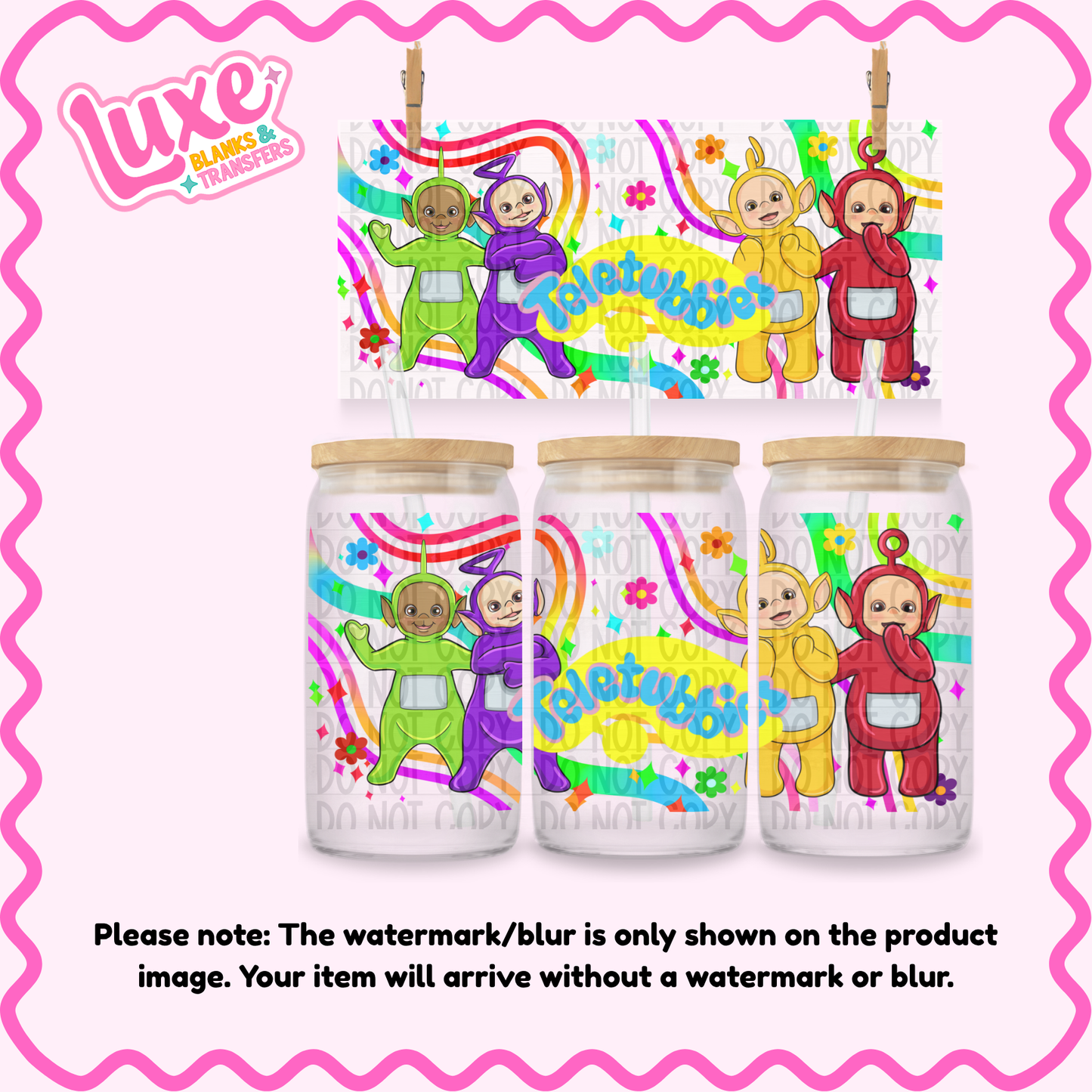 16oz UV DTF Wrap | T3l3 Kids TV | #4048