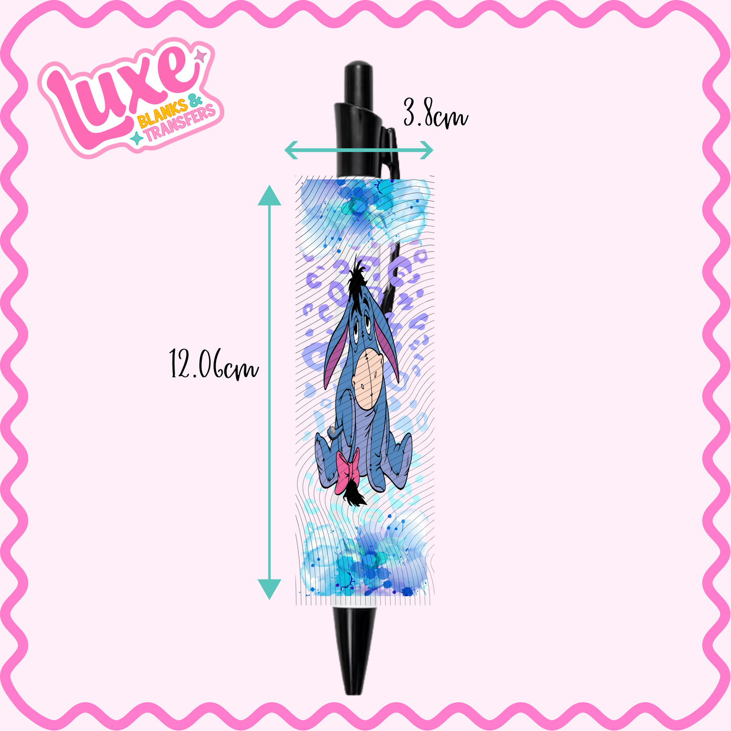 UV DTF Pen Wrap | Donkey | #18