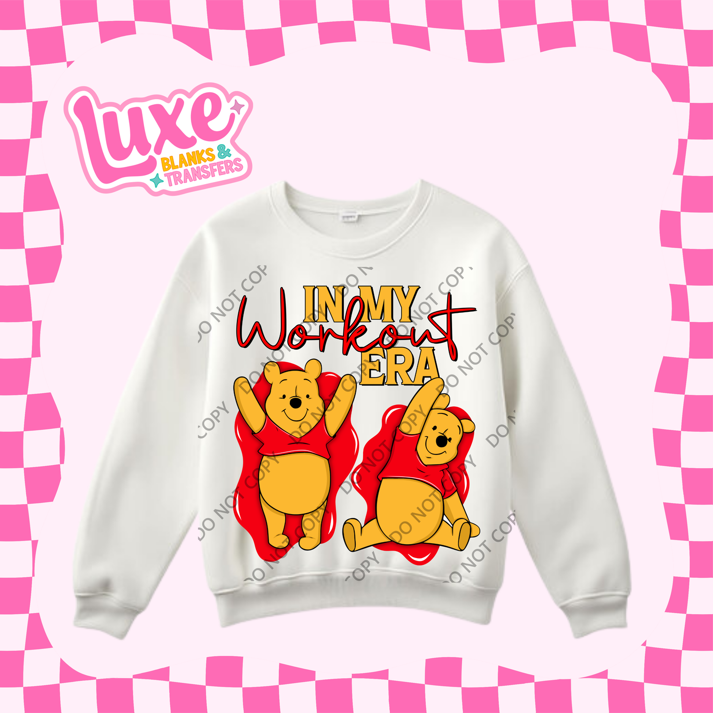 DTF Heat Transfer | Workout Era Win | #452