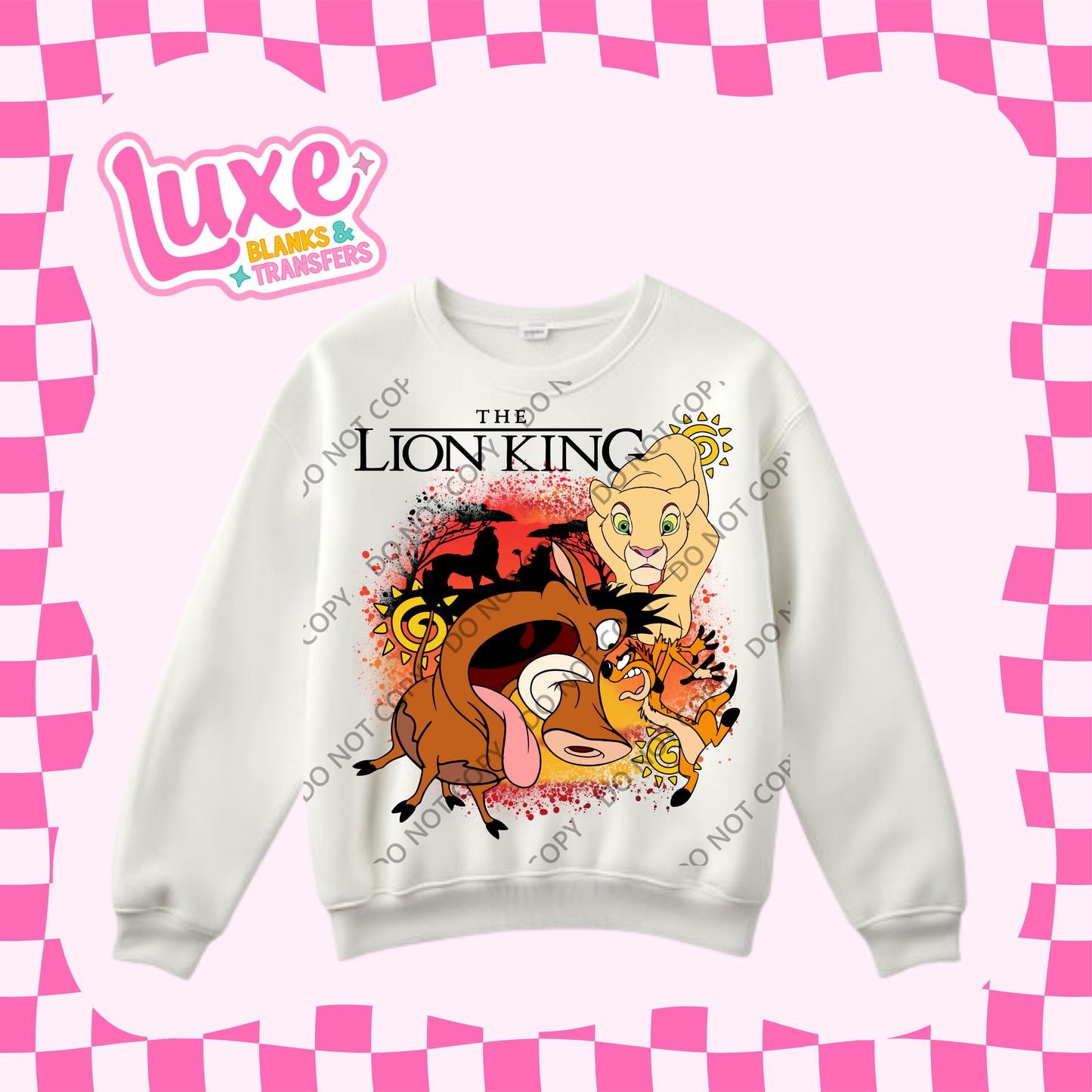 DTF Heat Transfer | Lion Movie | #454