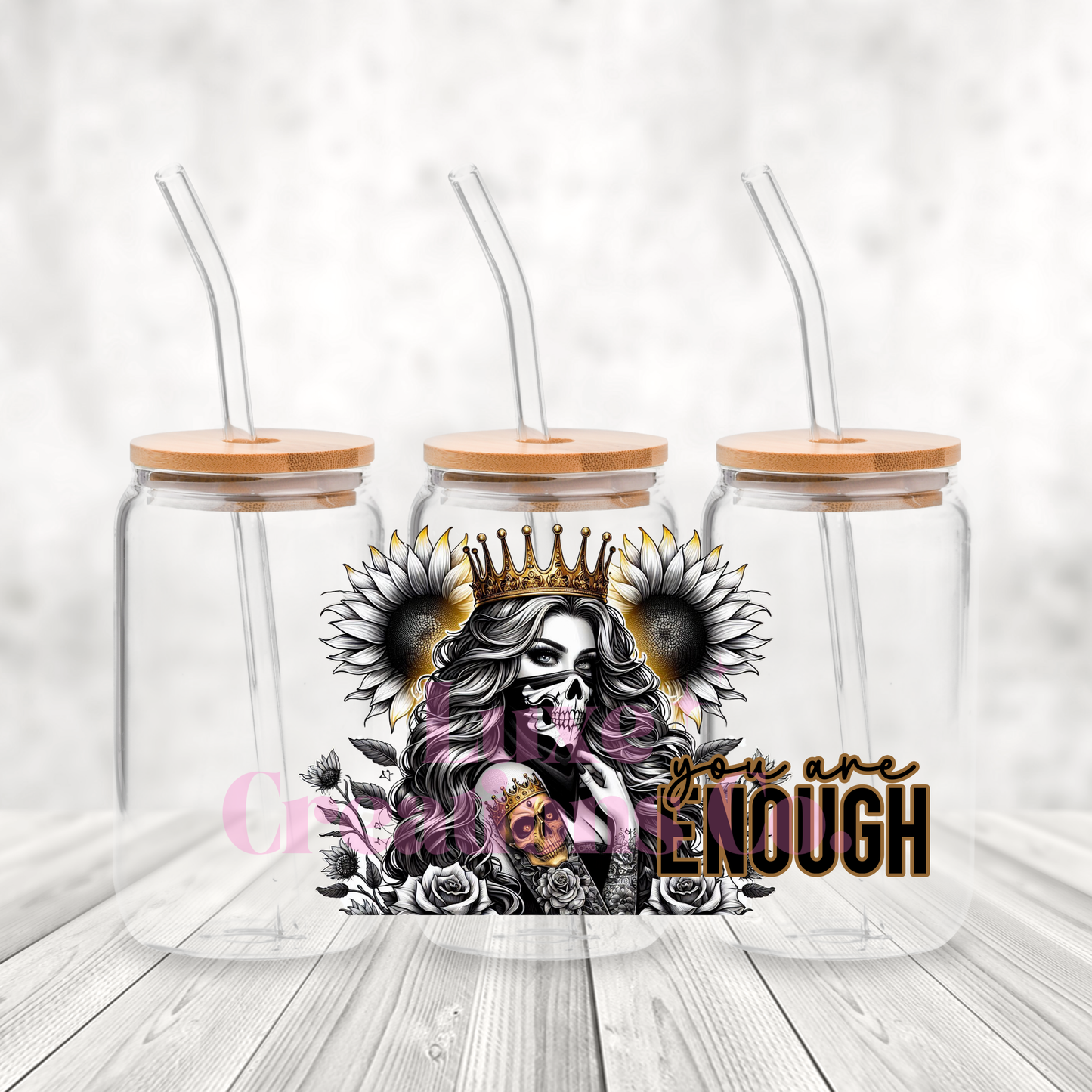 "You Are Enough" UV DTF Wrap (#151)
