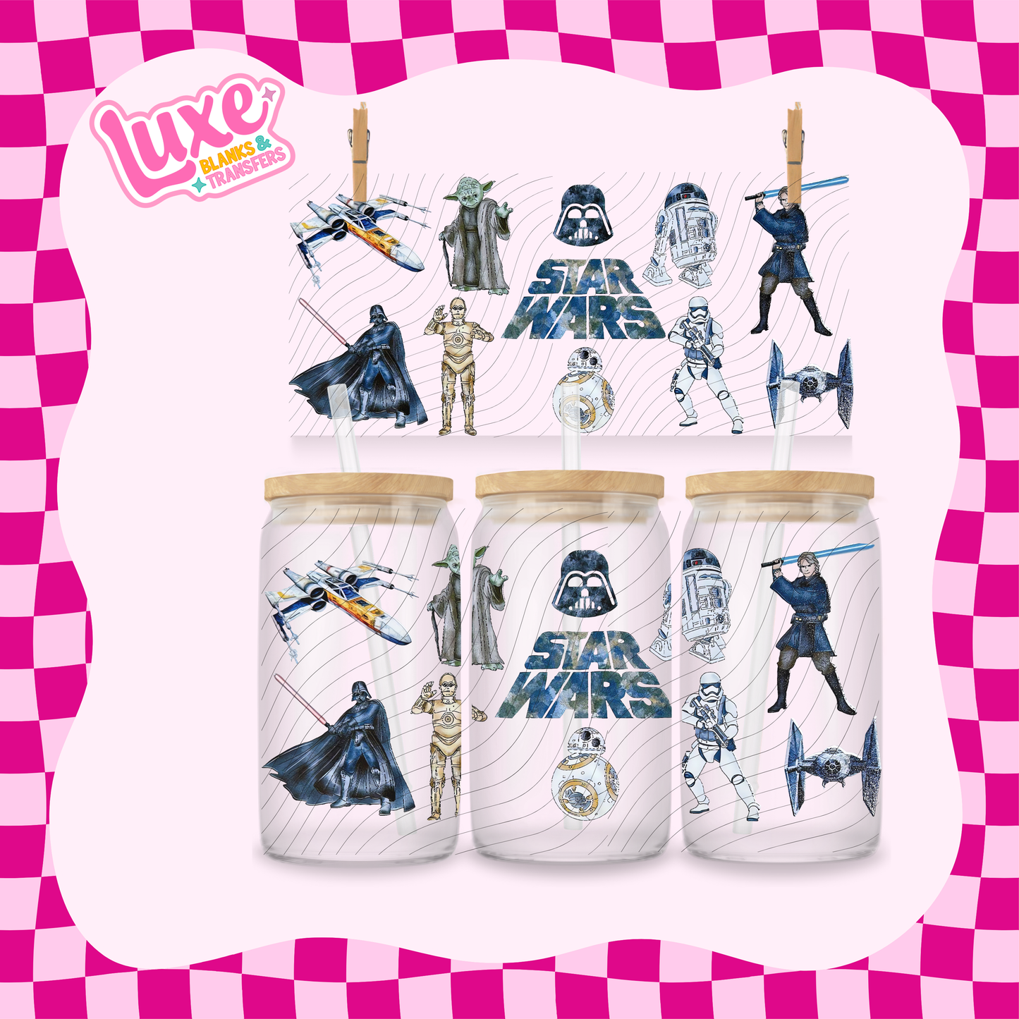 16oz UV DTF Wrap | Star Battle | #1799