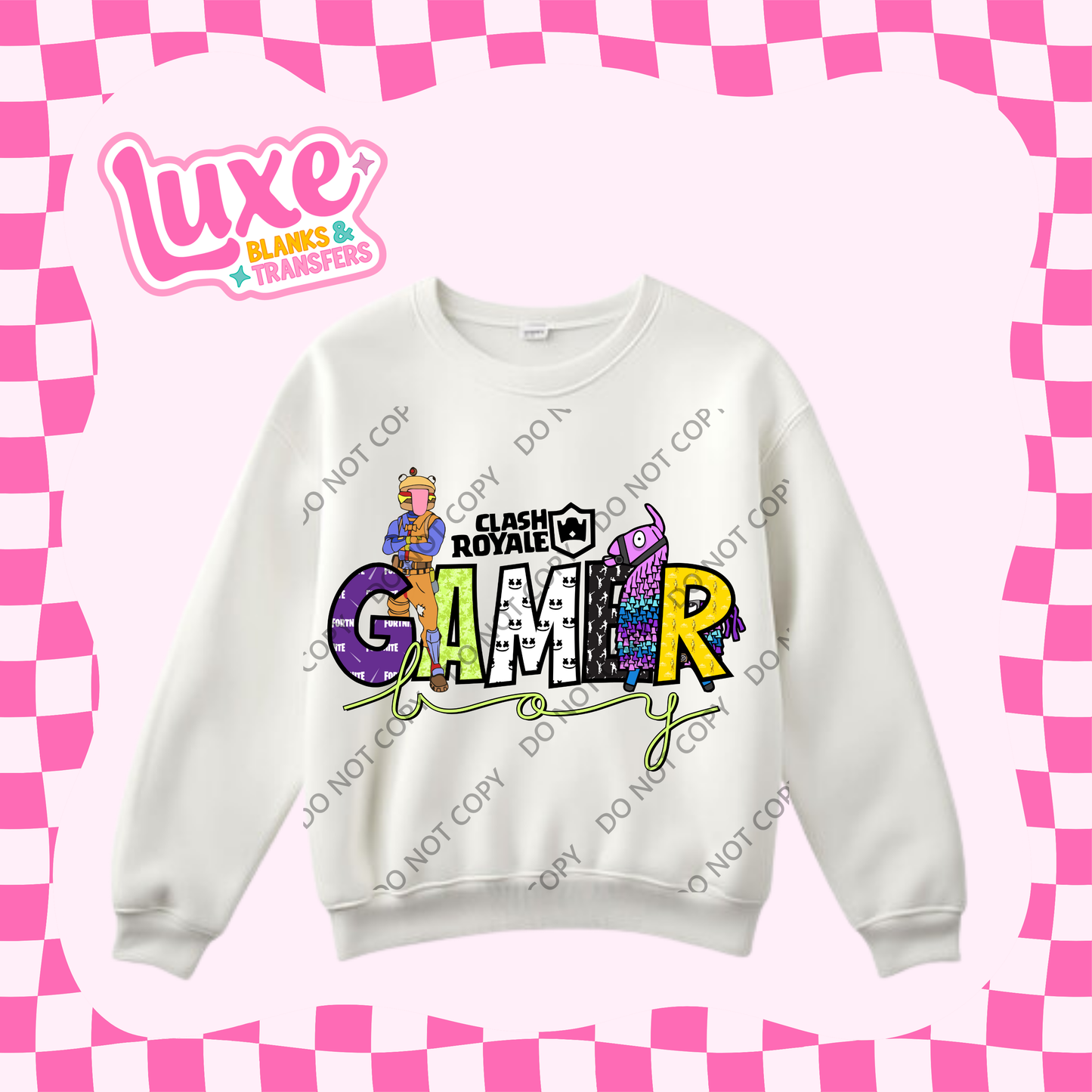 DTF Heat Transfer | Gamer Boy F/N | #457