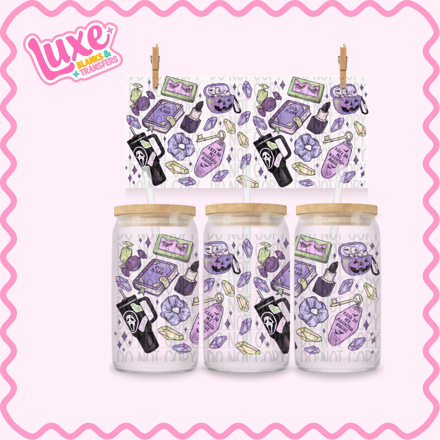 16oz UV DTF Wrap | Witchy Girl (Exclusive) | #2415