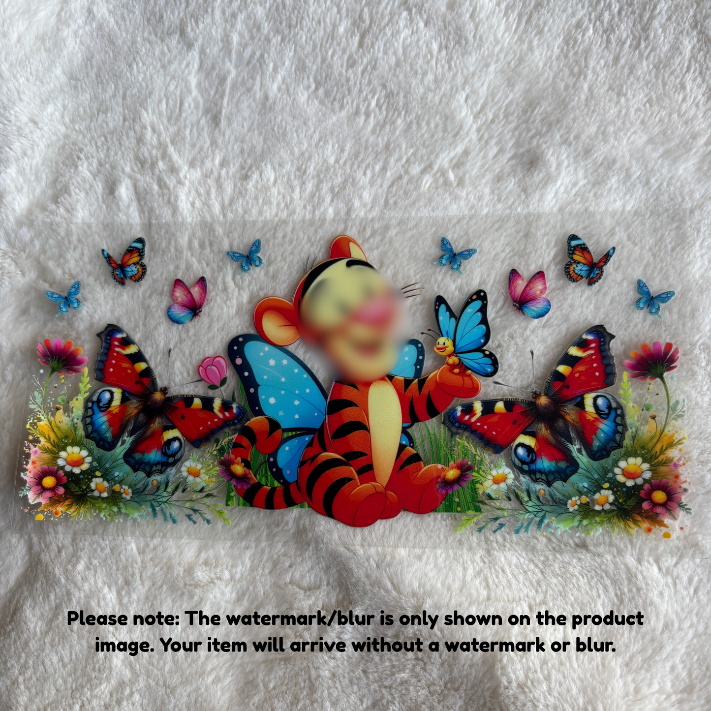 16oz UV DTF Wrap (Double Sided) | Ready To Ship | Tiger Butterflies