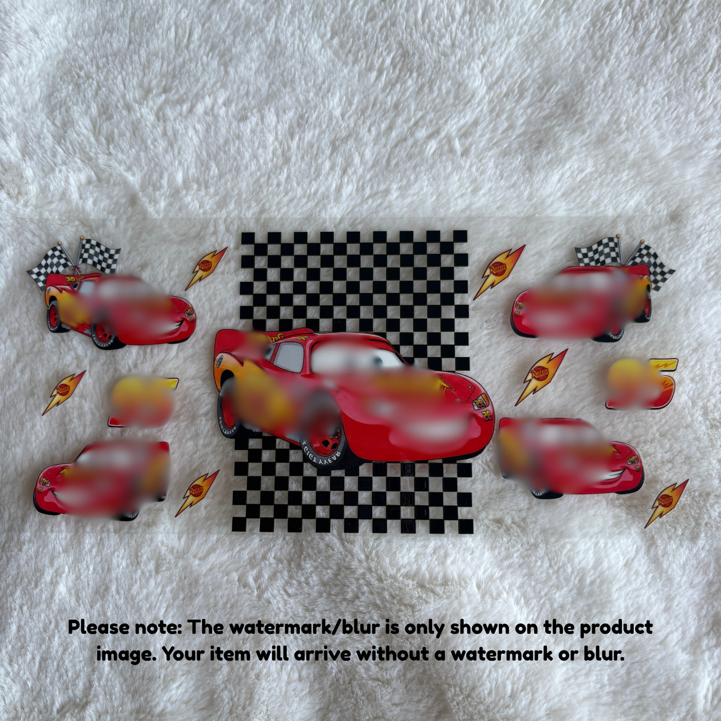 16oz UV DTF Wrap (Double Sided) | Ready To Ship | McQ33n Checkered
