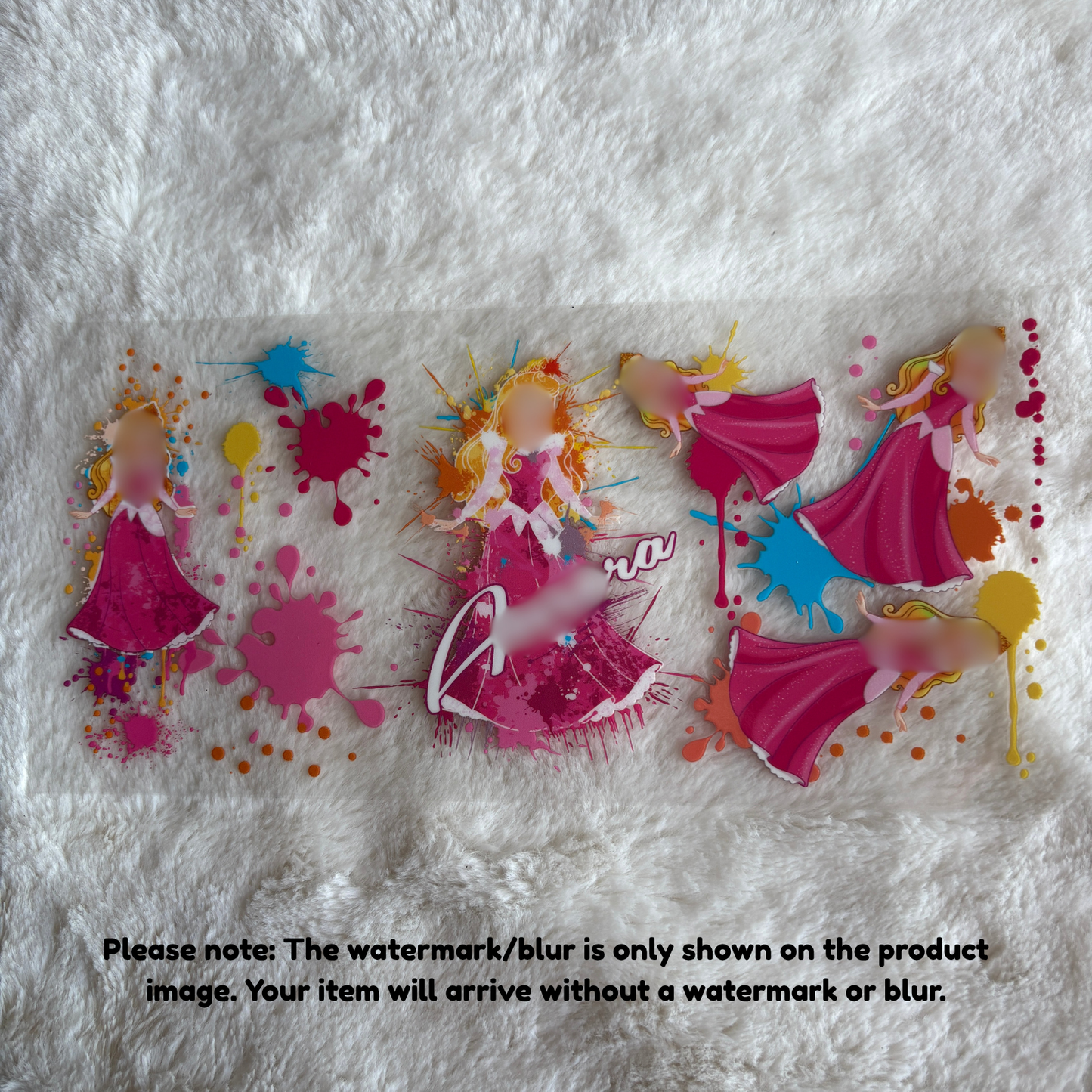 16oz UV DTF Wrap (Double Sided) | Ready To Ship | Aur0r4 Splatter