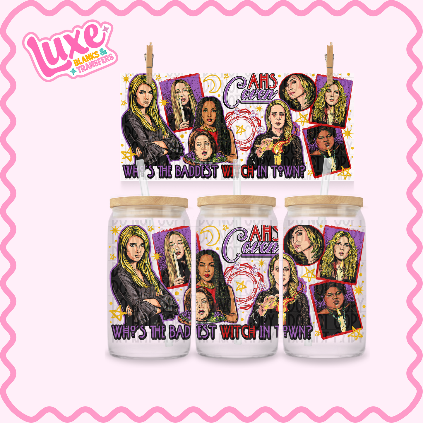 16oz UV DTF Wrap | AHS Coven | #2593