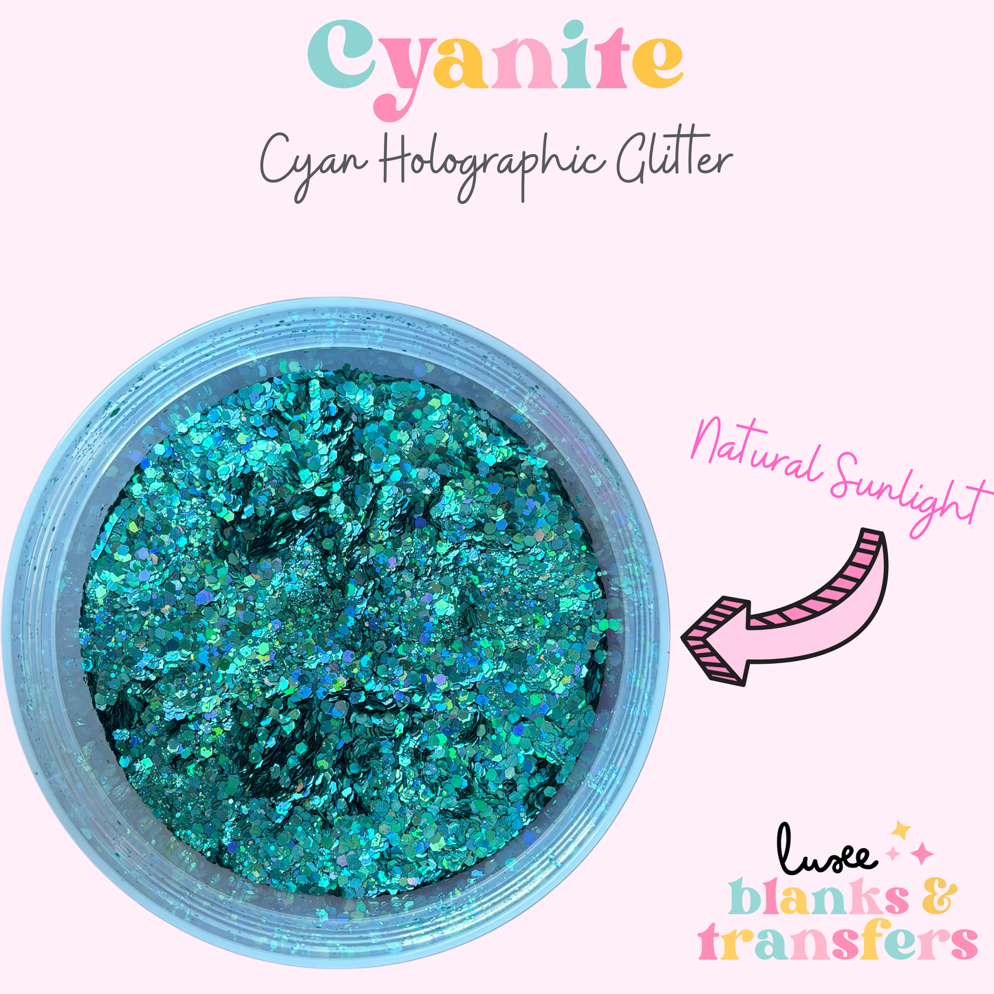 “Cyanite” Chunky Mix Glitter
